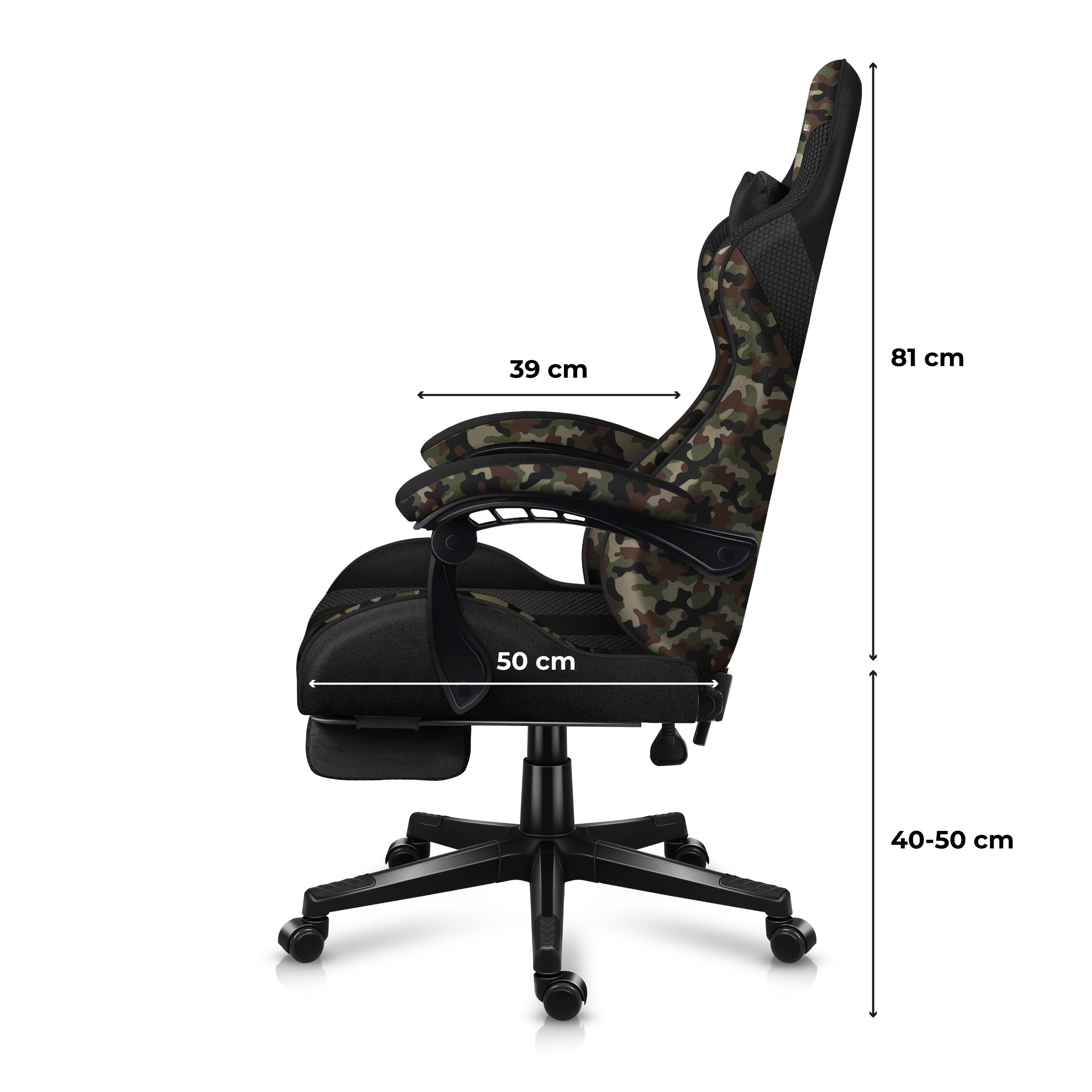 Huzaro Force 4.7 Camo Mesh Gaming-Stuhl
