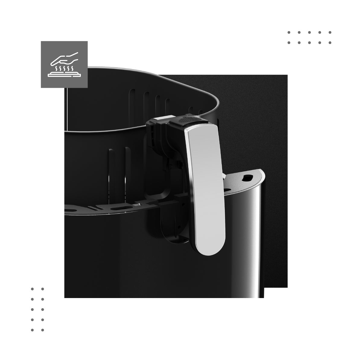 VERTENZ Taste 70 Heißluftfritteuse 