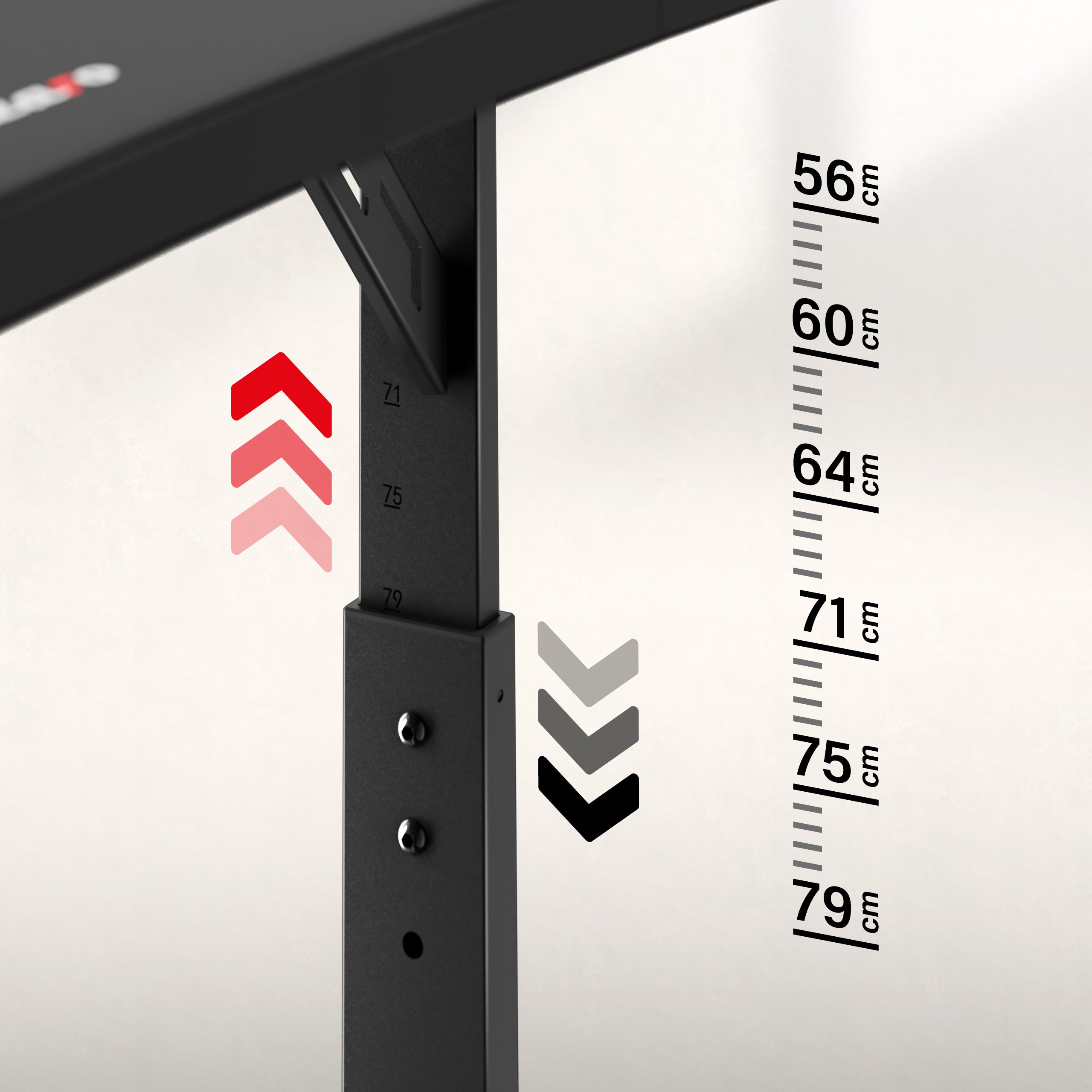 Huzaro Hero 3.6 Schwarzer Gaming-Schreibtisch 140 cm