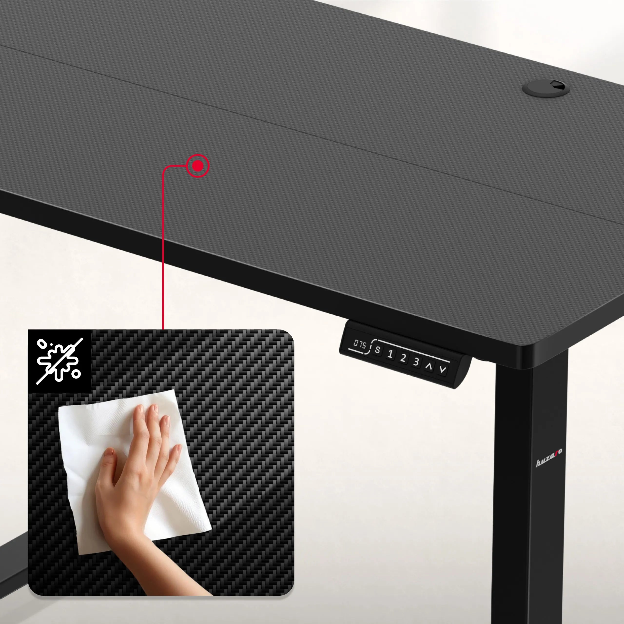 Carbon-beschichtete Tischplatte