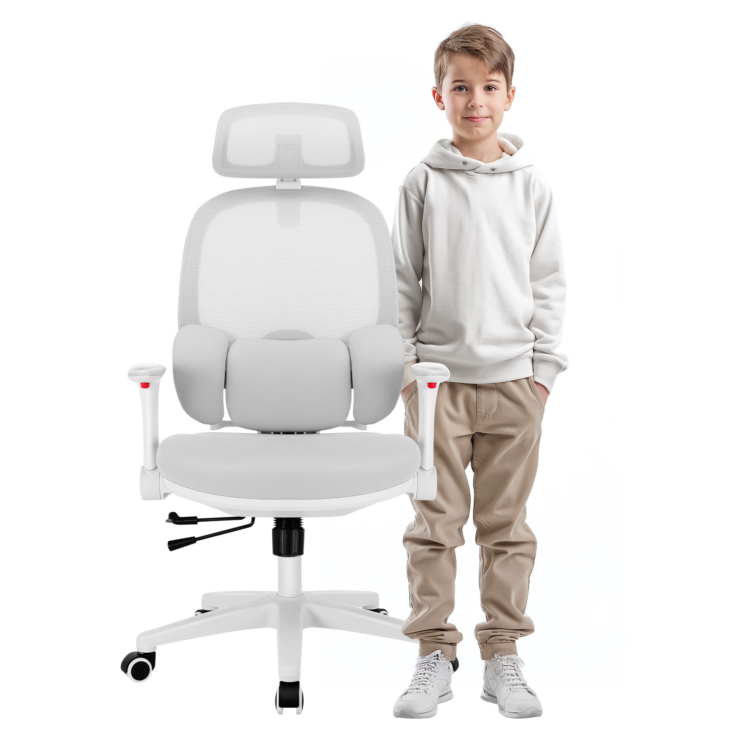 Mark Adler Junior 6.3 Grau ergonomischer Kinderstuhl