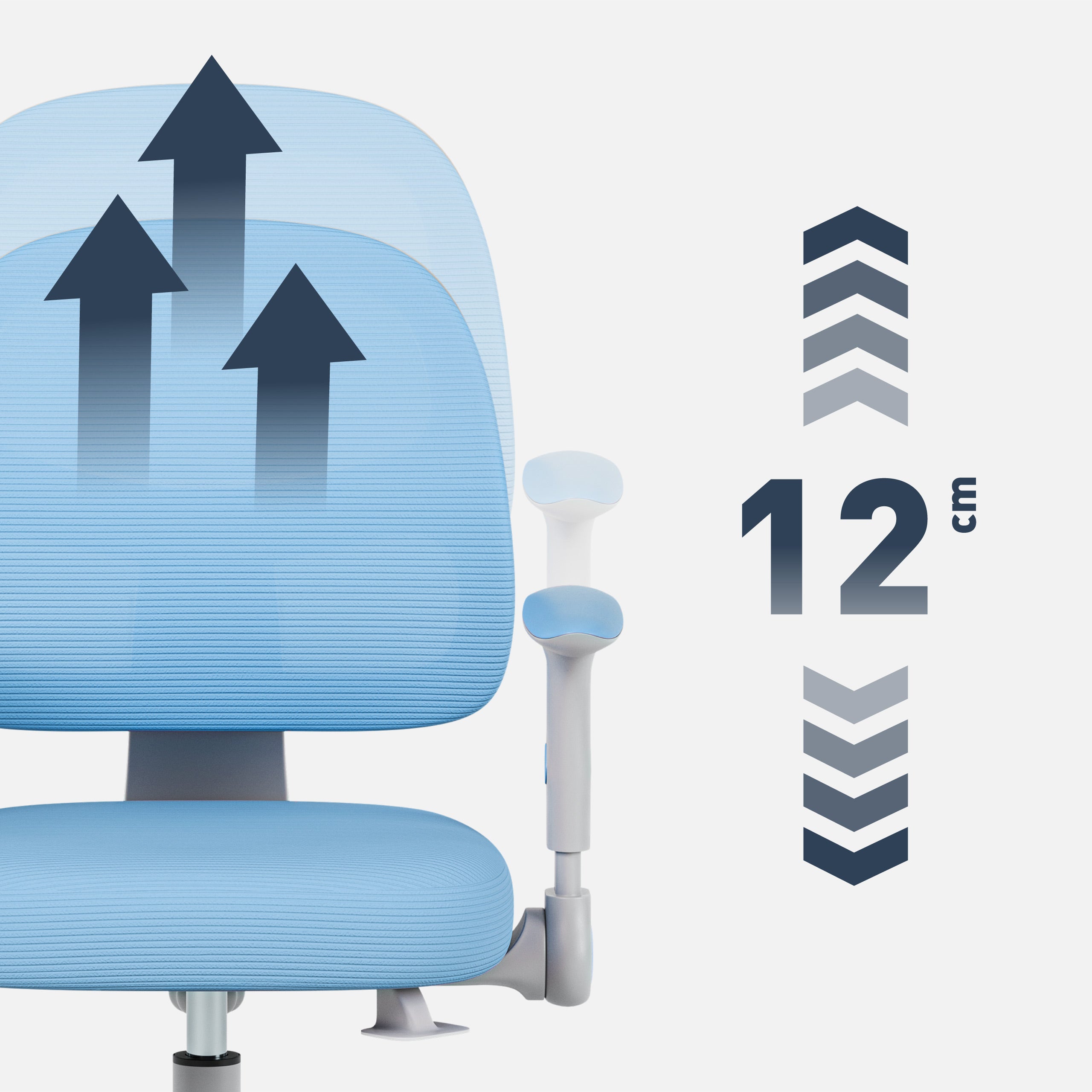 Mark Adler JUNIOR 5.0 Blau Drehstuhl 