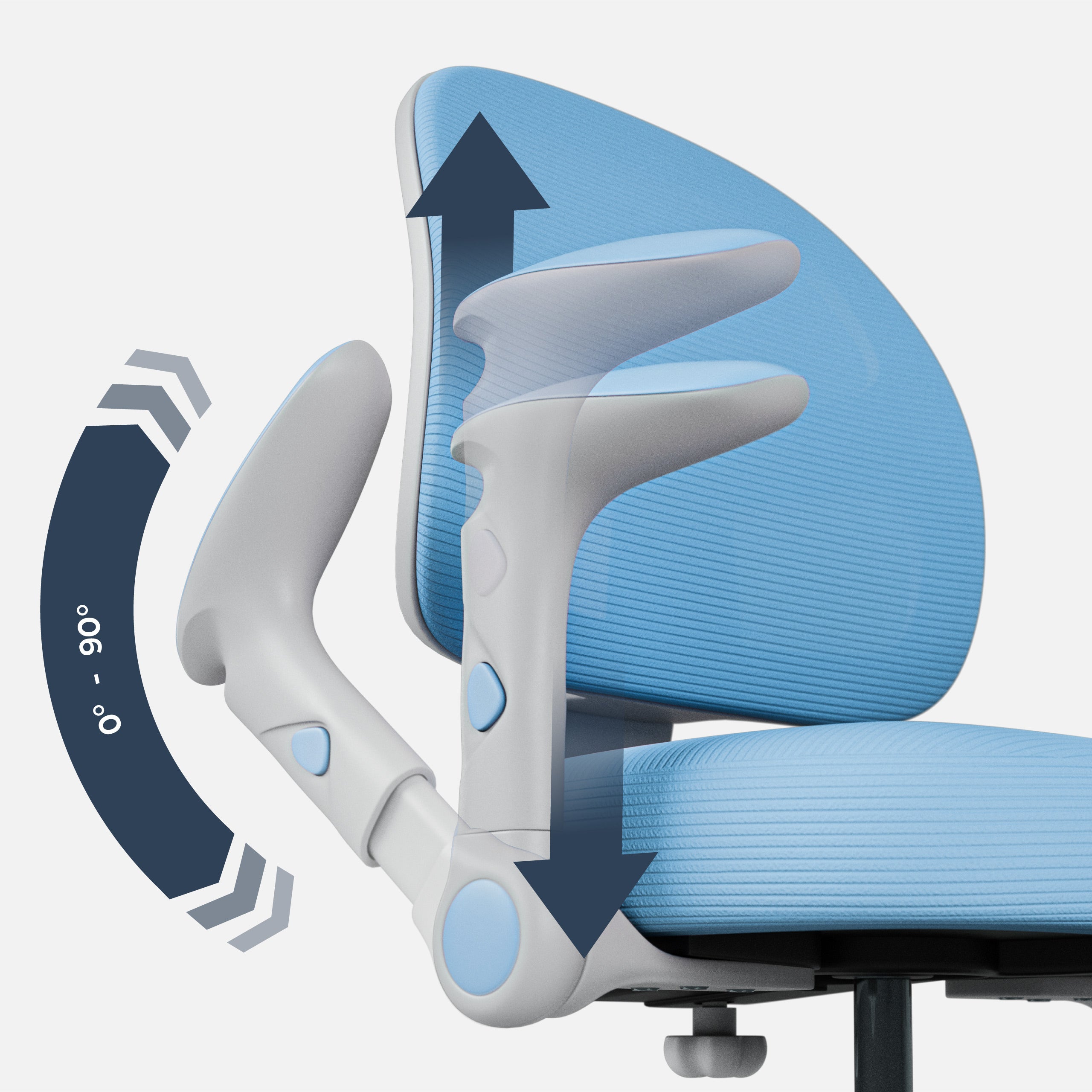 Mark Adler JUNIOR 5.0 Blau Drehstuhl 