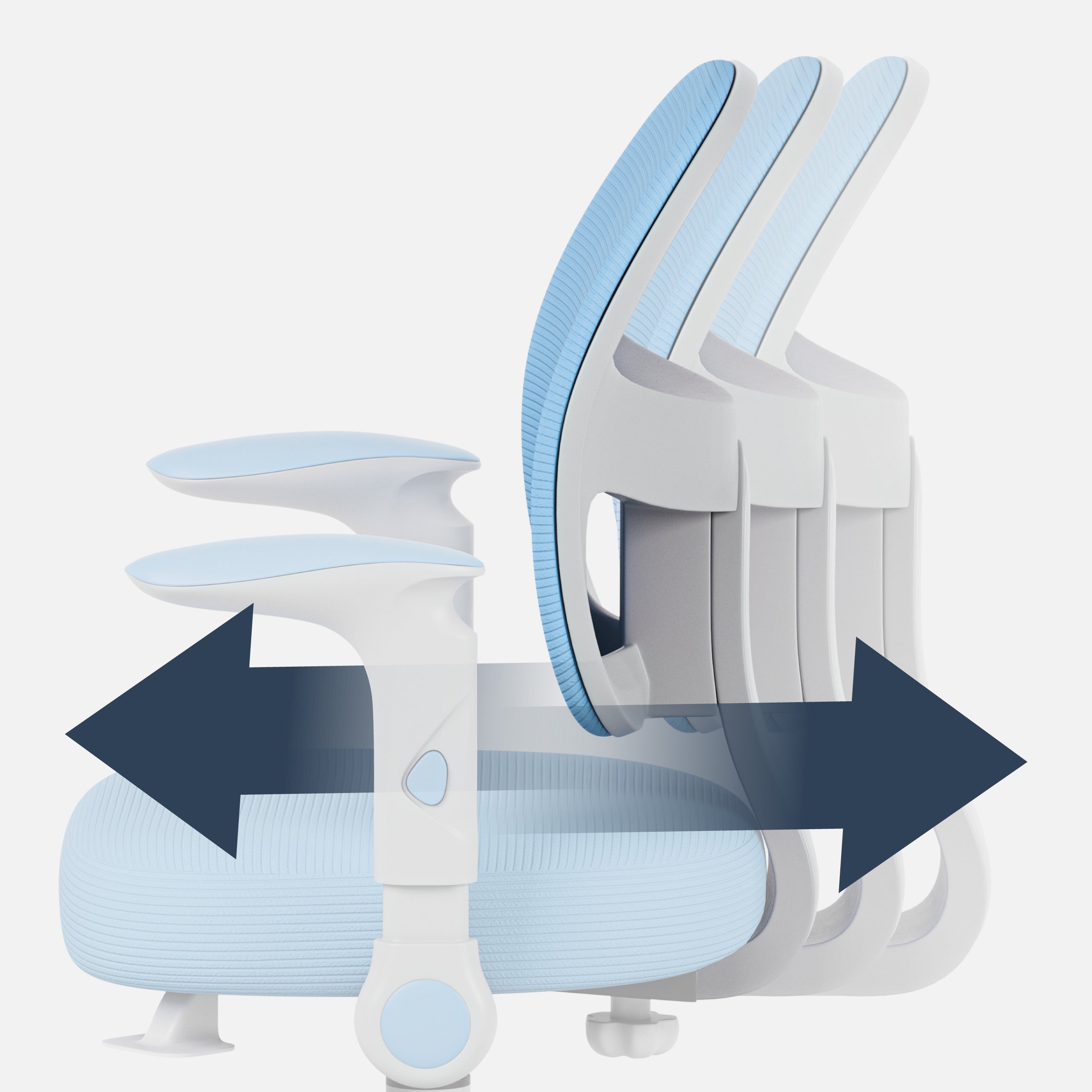 Mark Adler JUNIOR 5.0 Blau Drehstuhl 