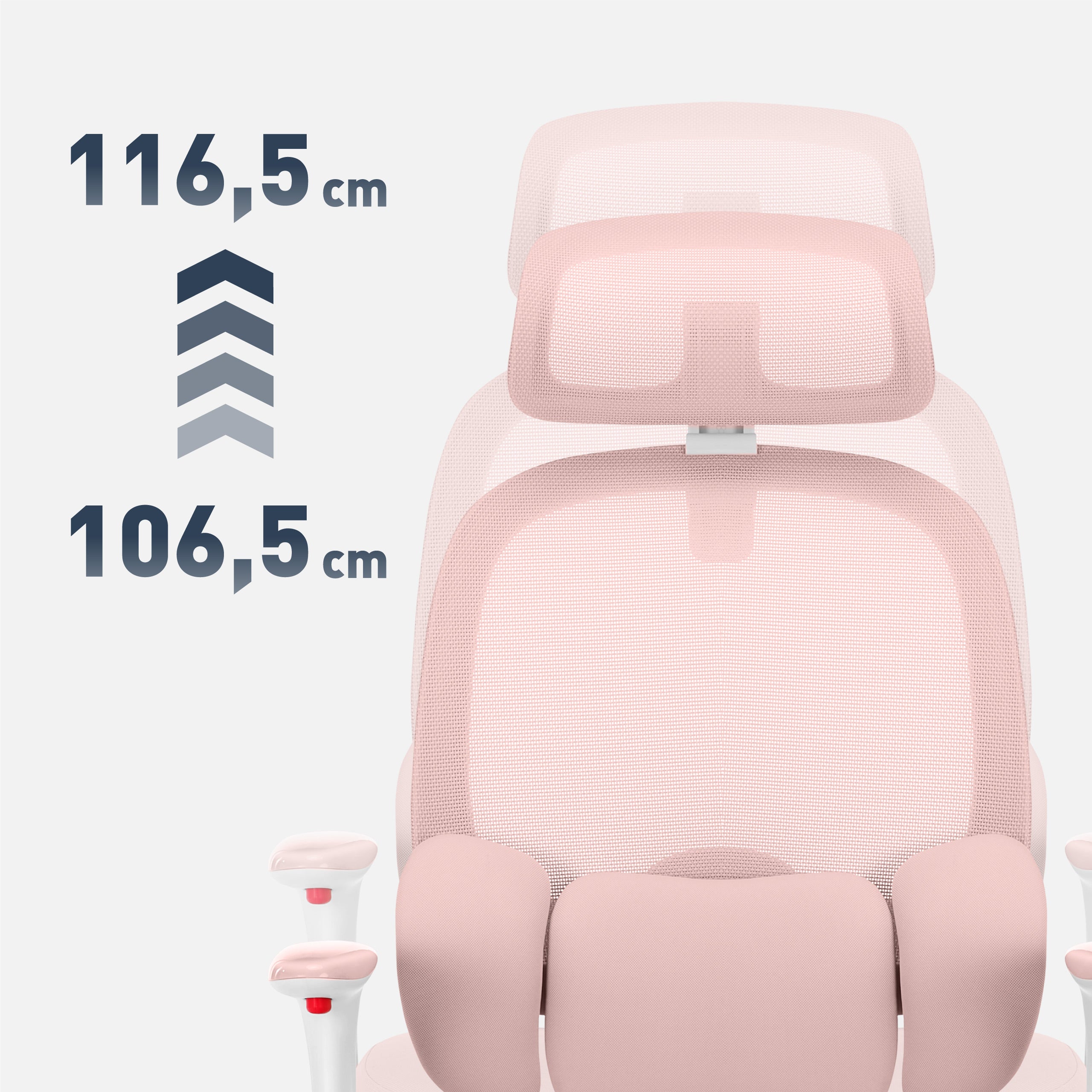 Mark Adler Junior 6.3 Pink ergonomischer Kinderstuhl