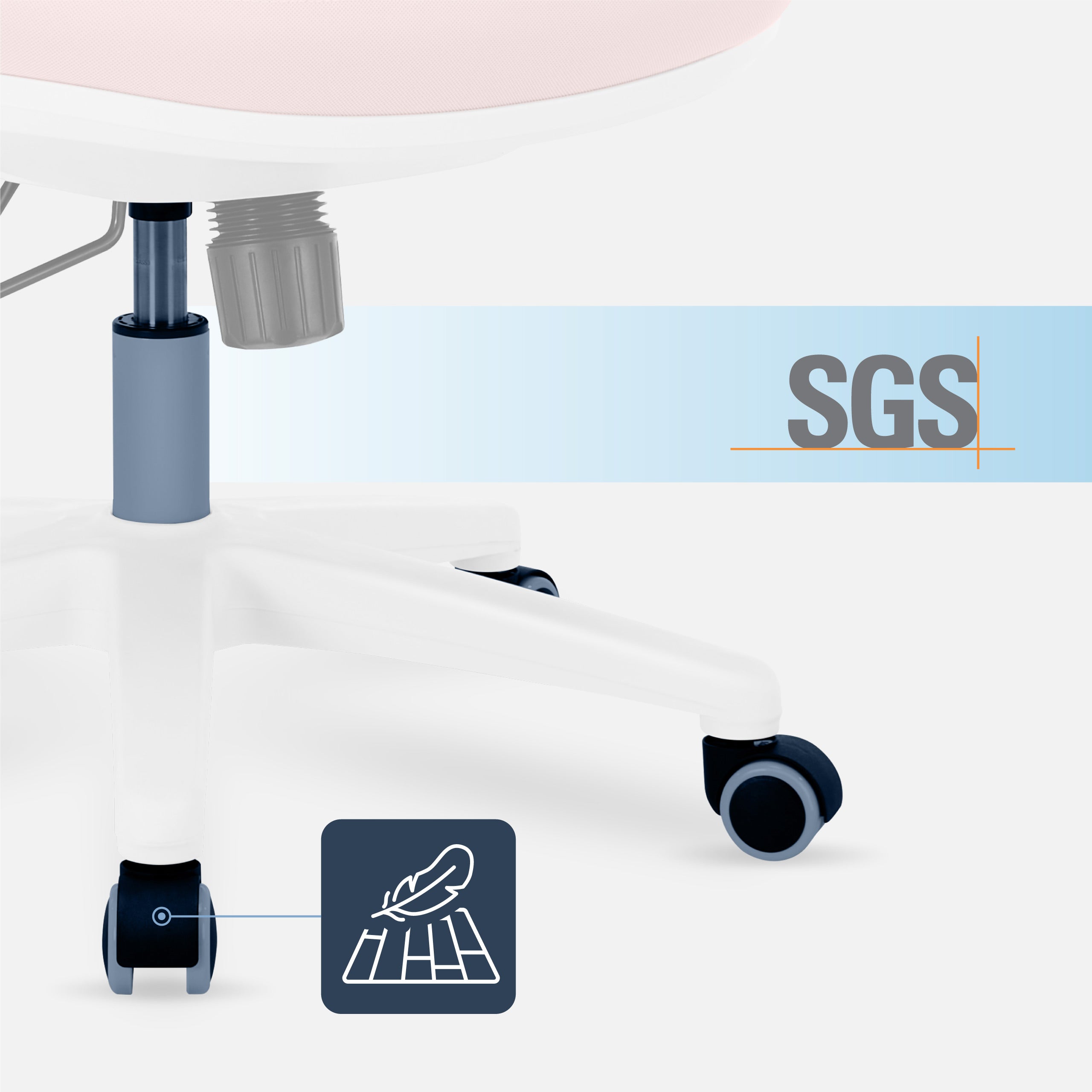 Mark Adler Junior 6.3 Pink ergonomischer Kinderstuhl