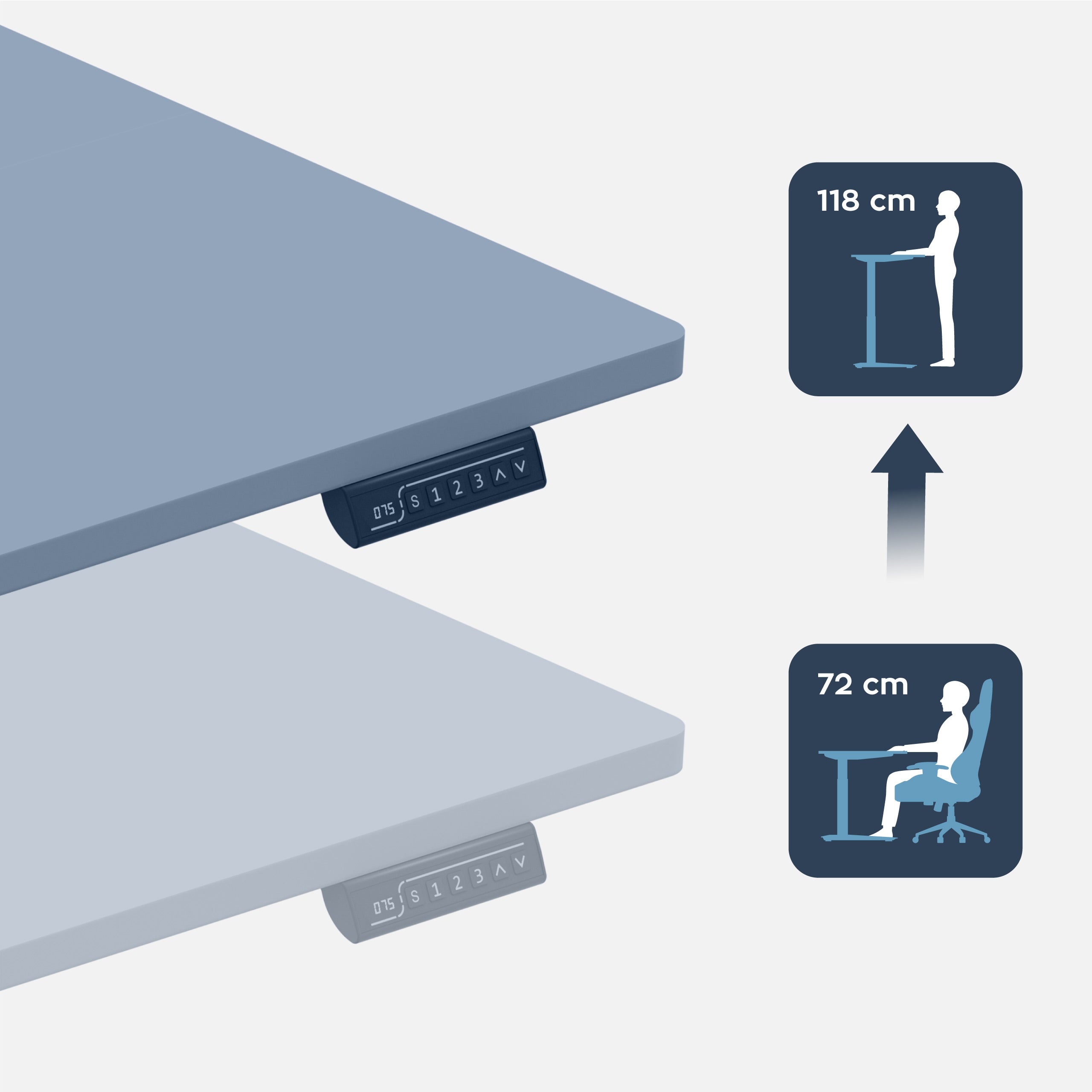 Mark Adler Leader 7.6 Elektrischer Schreibtisch Weiß
