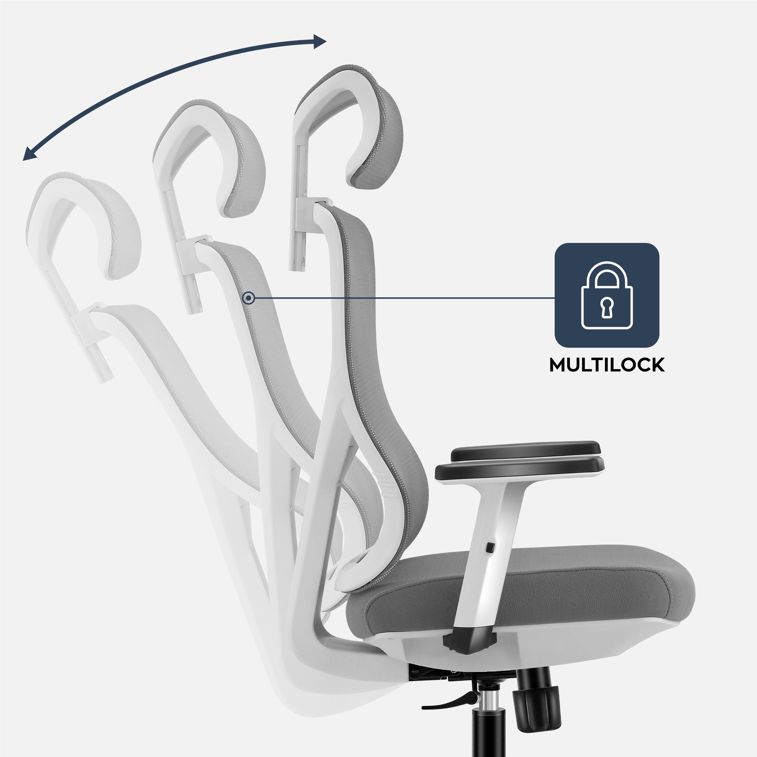 Passen Sie den ergonomischen Stuhl an Ihre individuellen Bedürfnisse an