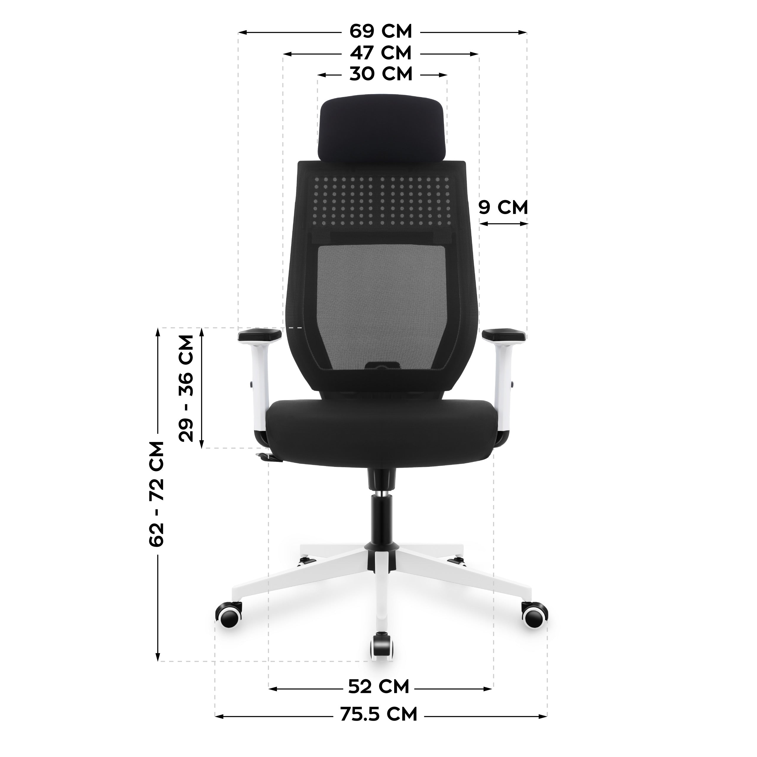 Mark Adler Manager 3.9 Bürostuhl Schwarz