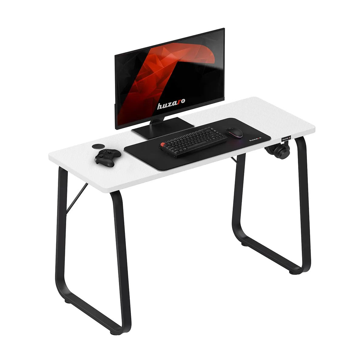Huzaro Hero 1.5 Weißer Gaming-Schreibtisch 120 cm 