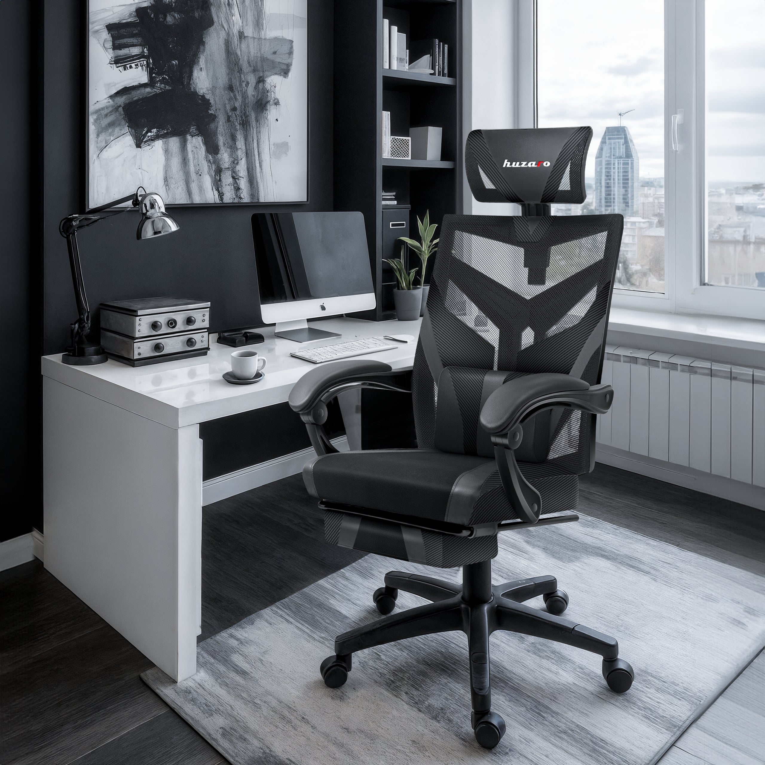 HUZARO COMBAT 5.0 Gaming-Stuhl Schwarz