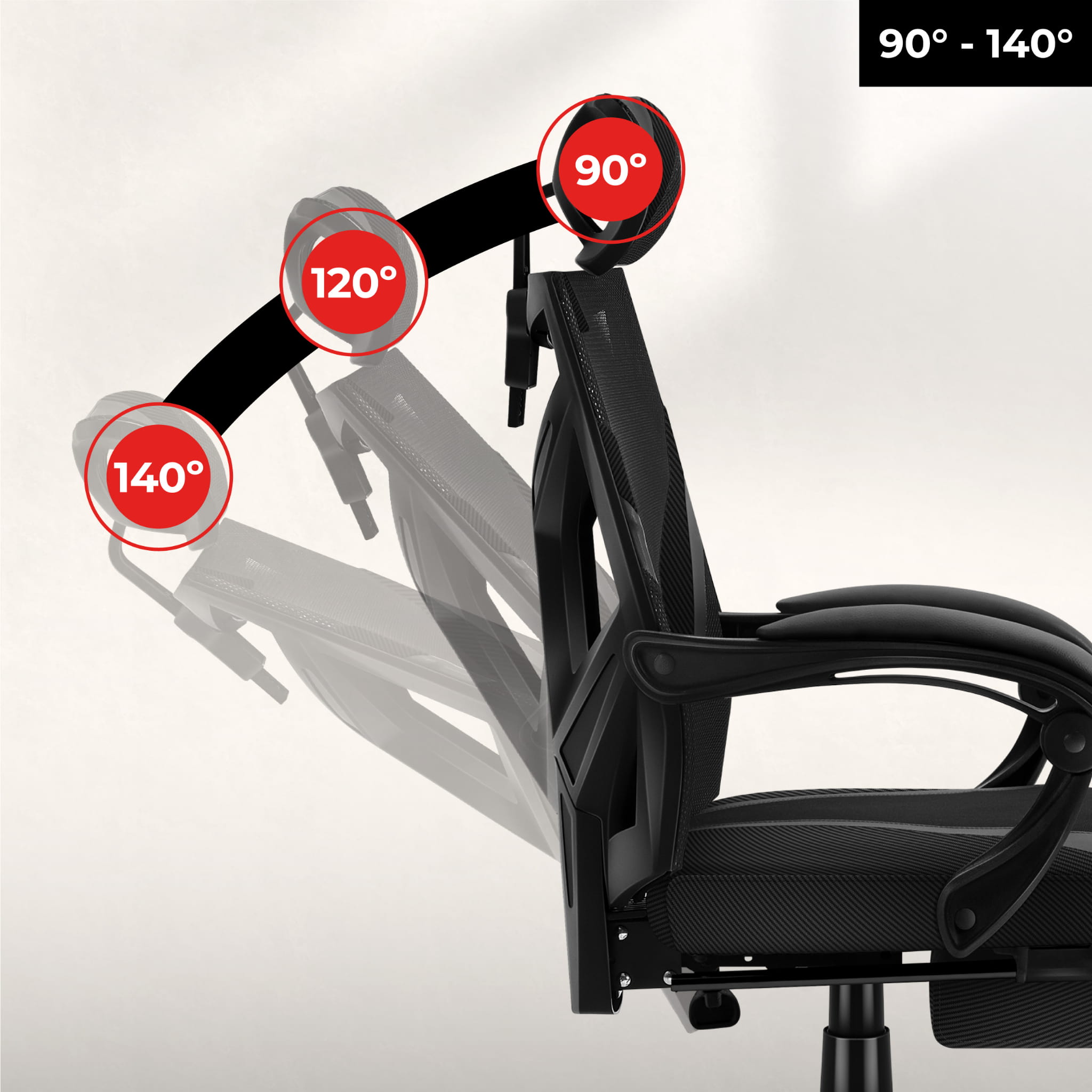 HUZARO COMBAT 5.0 Gaming-Stuhl Schwarz