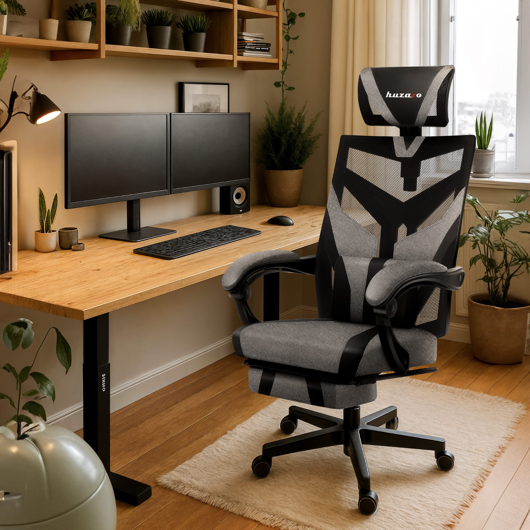 Huzaro Combat 5.0 Grau Gaming-Stuhl