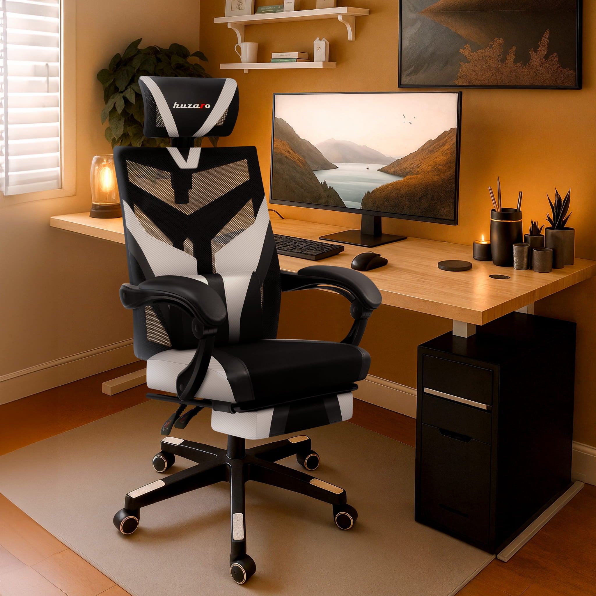 Huzaro Combat 5.0 Gaming-Stuhl Weiß