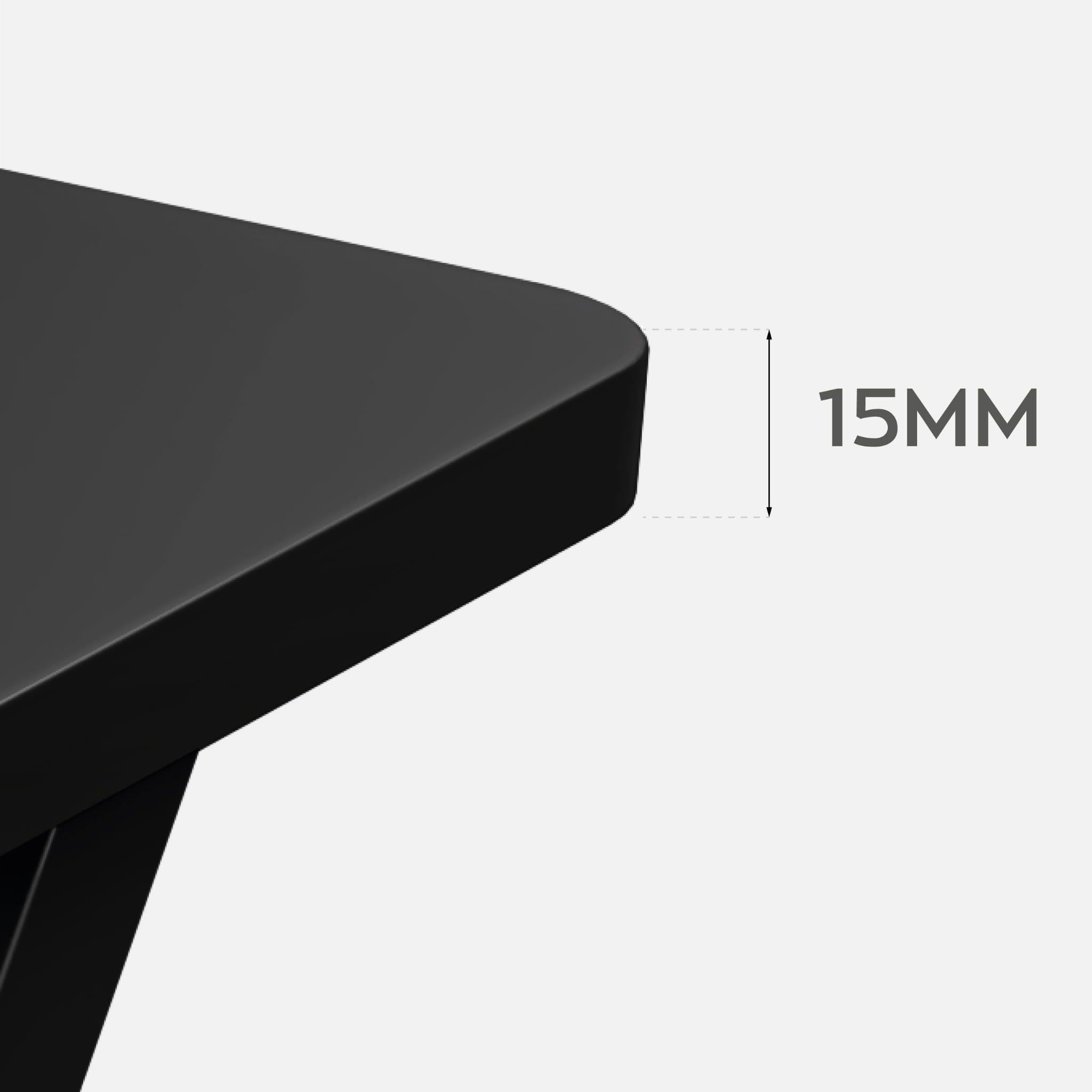 Huzaro Hero 1.8 Gaming-Schreibtisch Schwarz