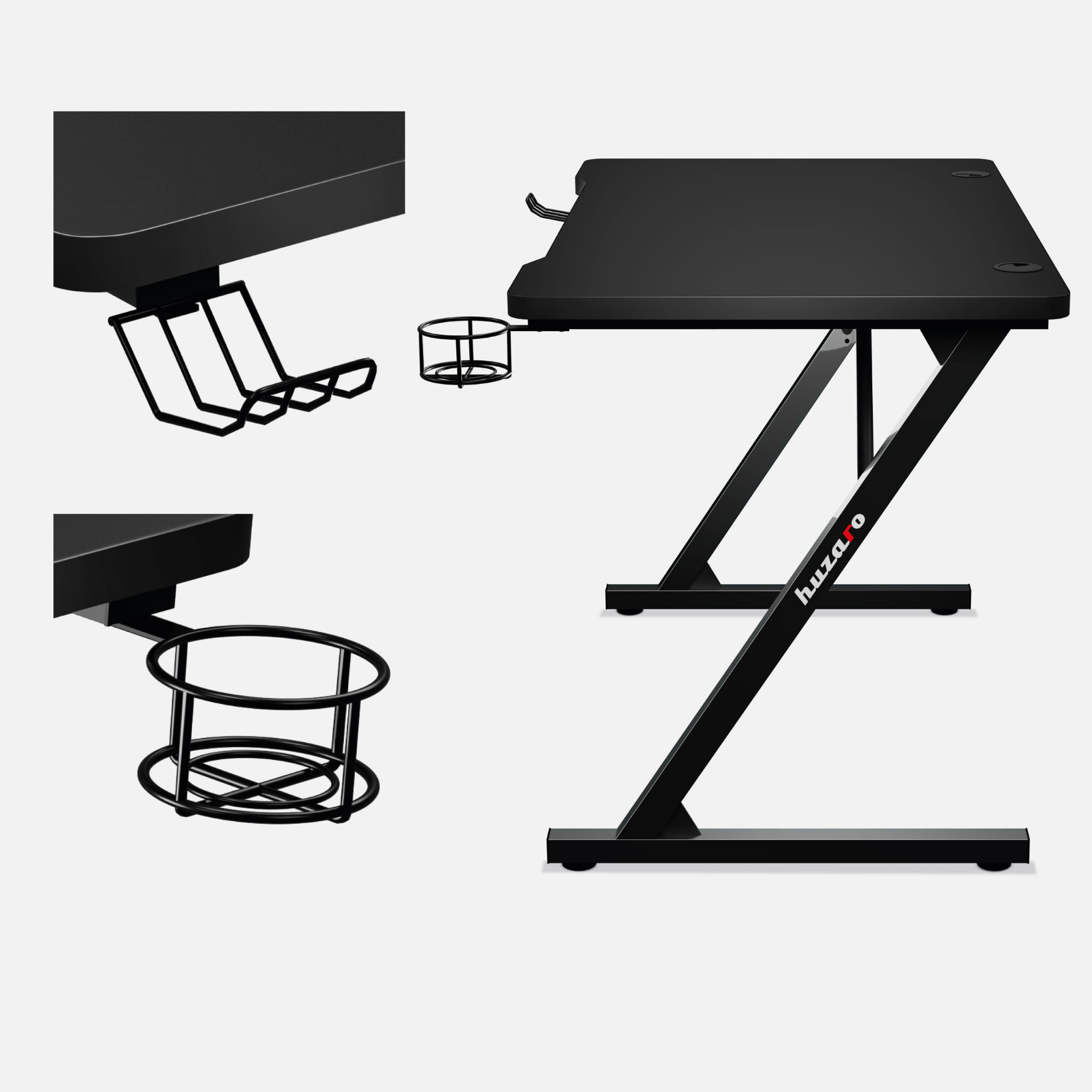 Huzaro Hero 1.8 Gaming-Schreibtisch Schwarz