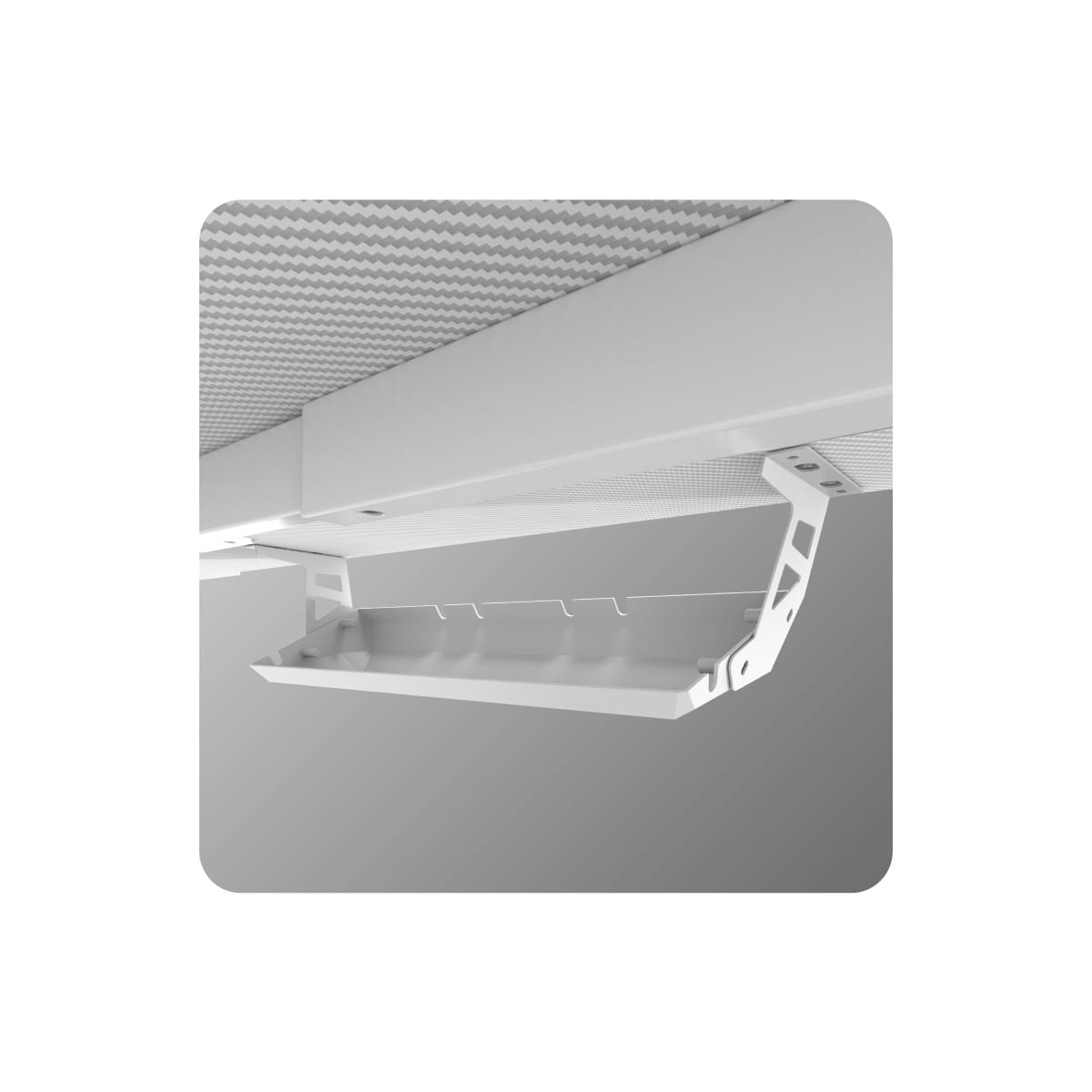 Huzaro Hero 4.8 RGB LED Gaming-Schreibtisch Weiß