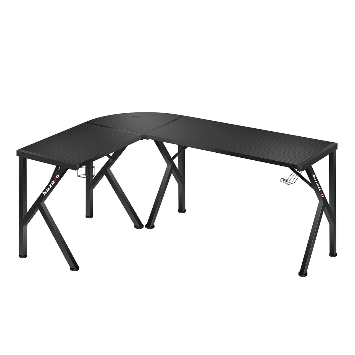 Huzaro Hero 6.3 Eck-Gaming-Schreibtisch schwarz