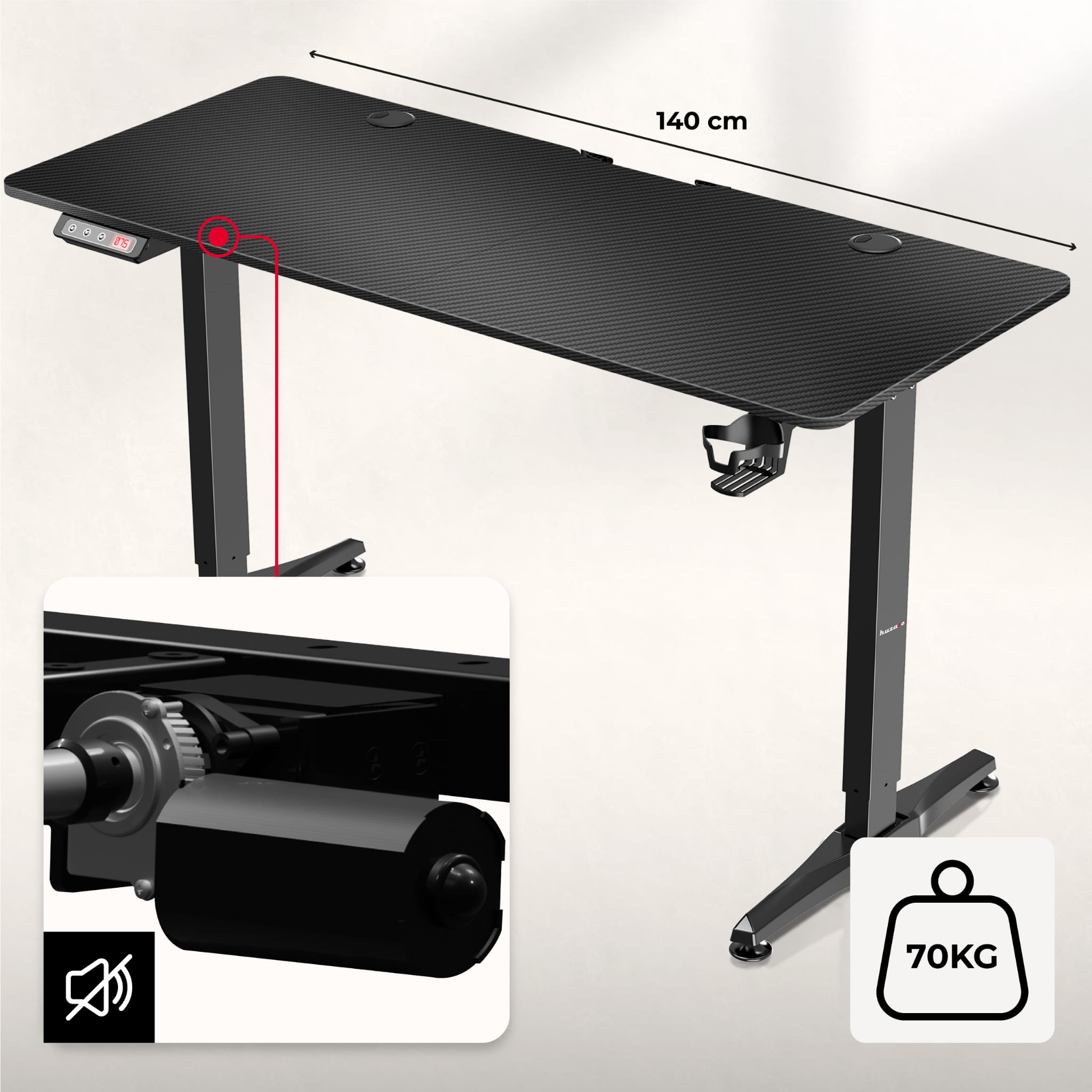 Huzaro Hero 8.5 elektrischer Schreibtisch