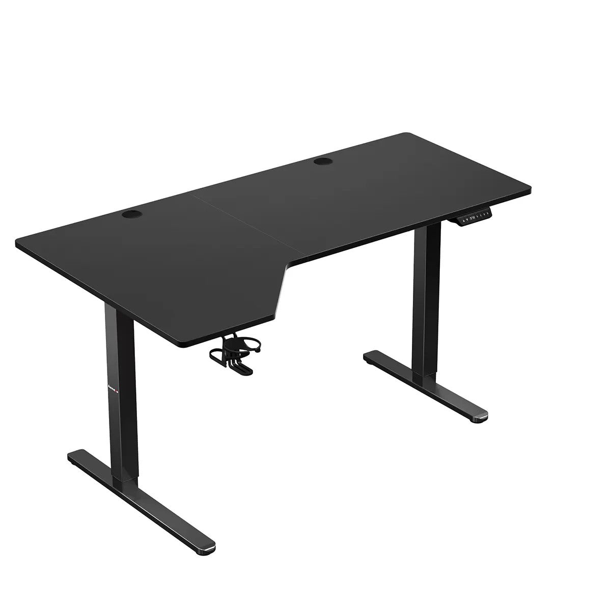 Huzaro Hero 9.1 elektrischer Eckschreibtisch schwarz