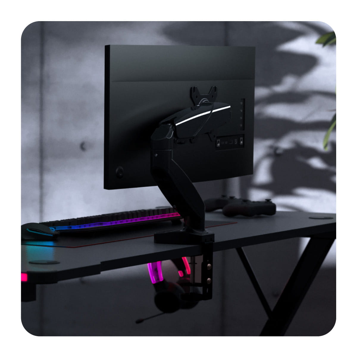 HUZARO Motion 1.2 schwenkbare Monitorhalterung