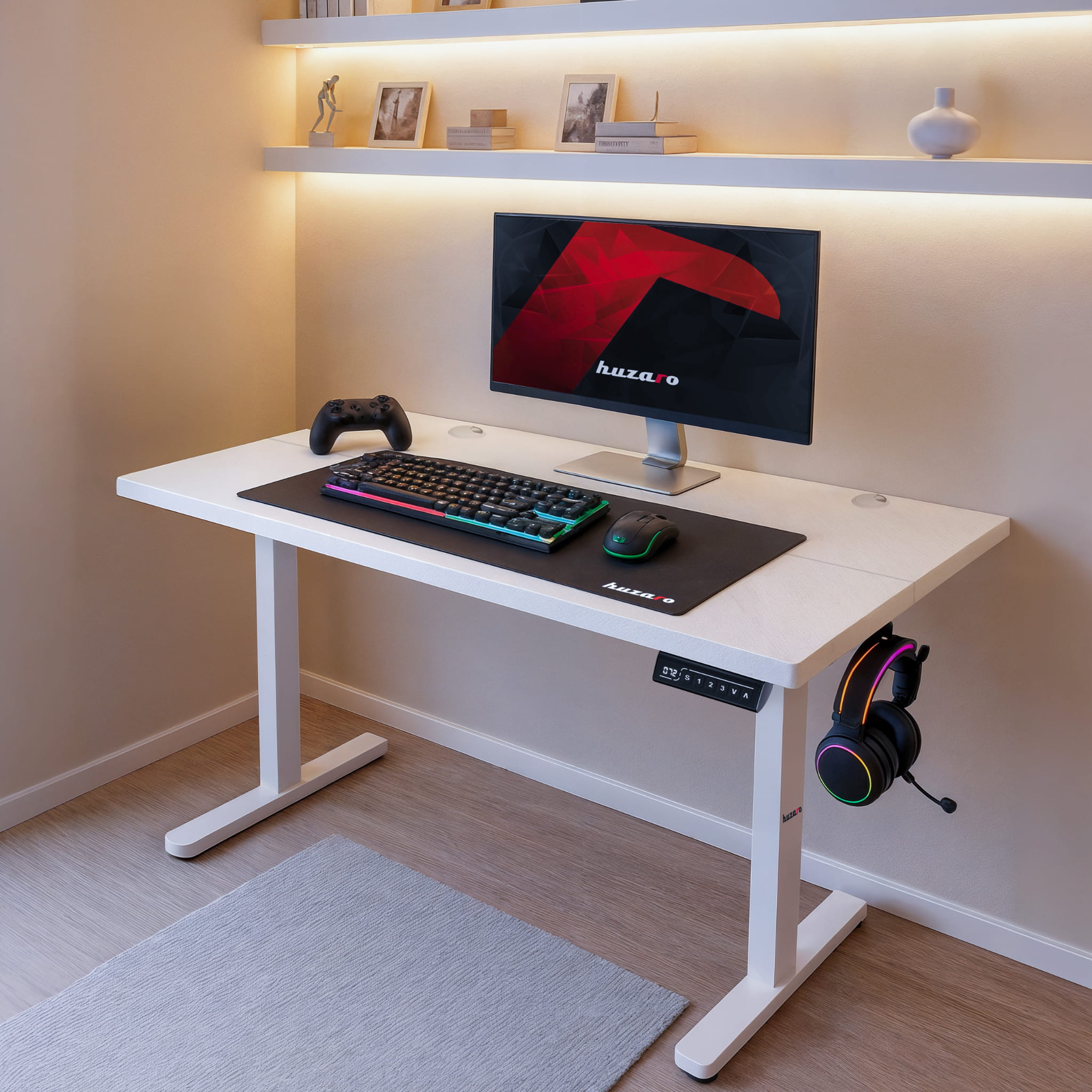 Huzaro Hero 8.2 Weiß Elektrischer Schreibtisch