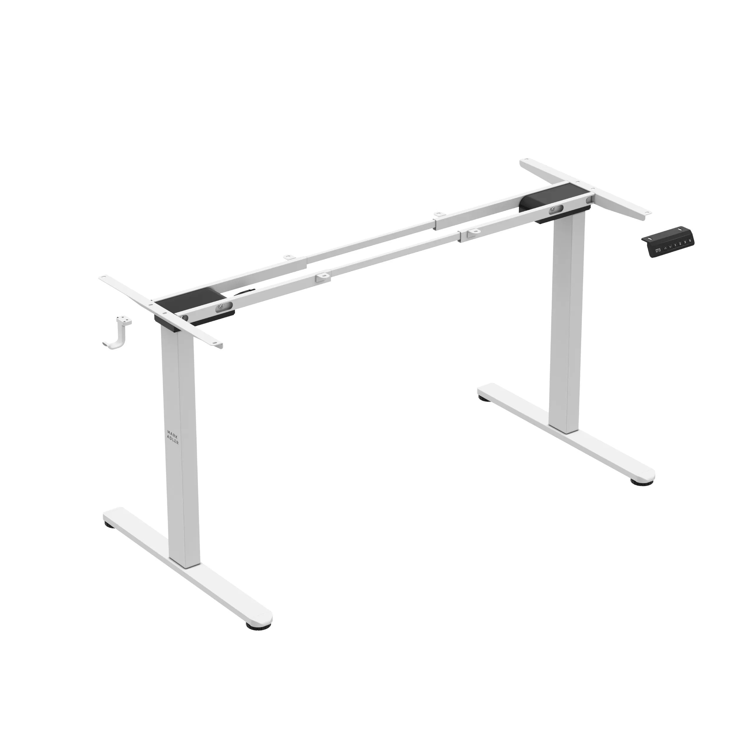 Mark Adler Xeno 4.5 Elektrischer Schreibtischrahmen mit zwei Motoren, Weiß 