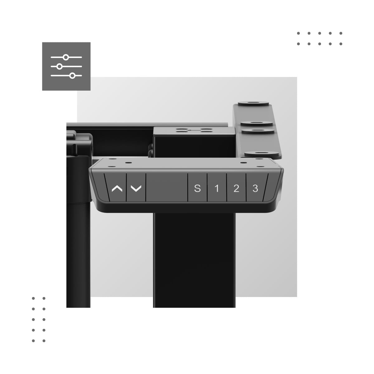 Mark Adler Xeno 7.6 Elektrischer Schreibtischrahmen mit zwei Motoren