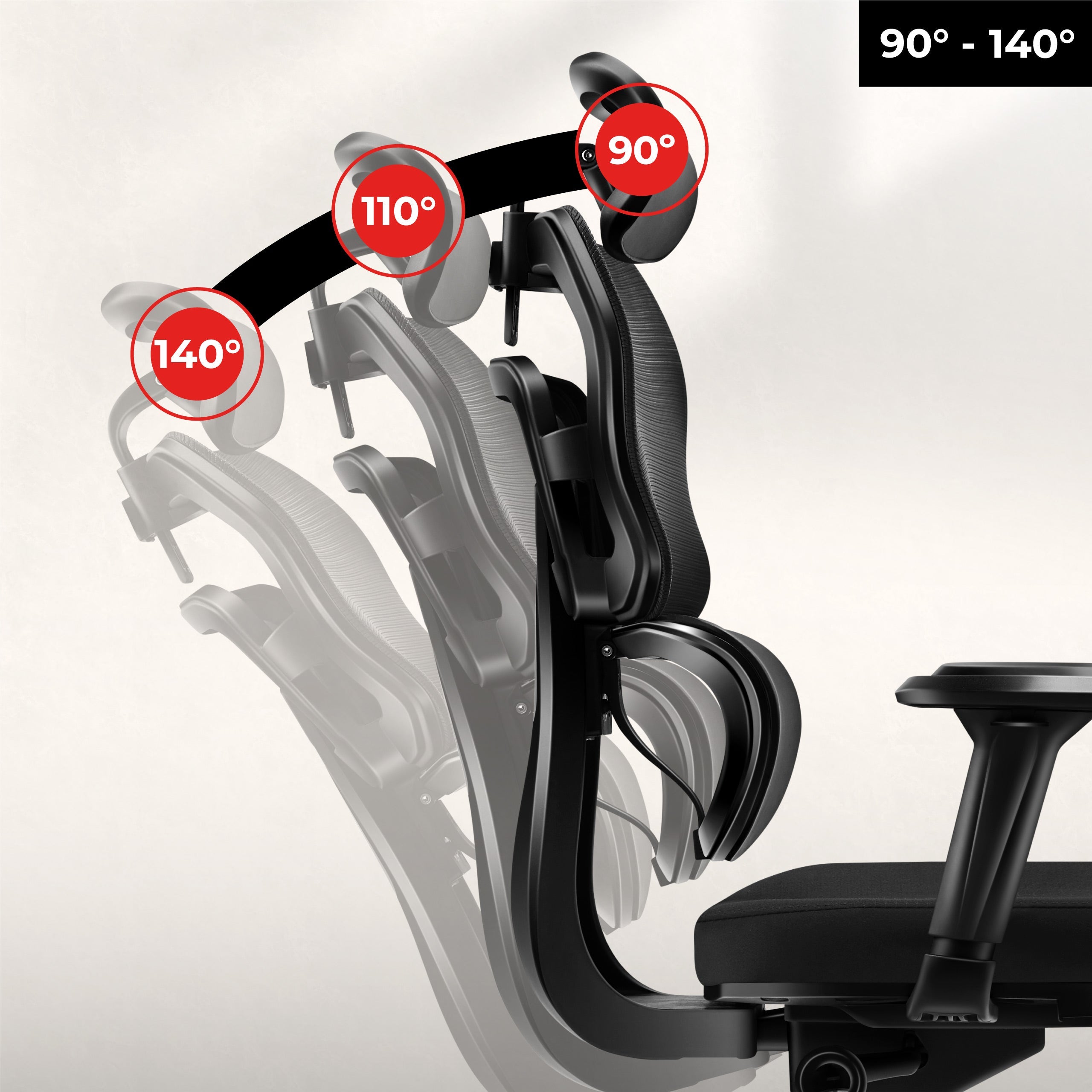 Rückenlehnen-Neigungsfunktion