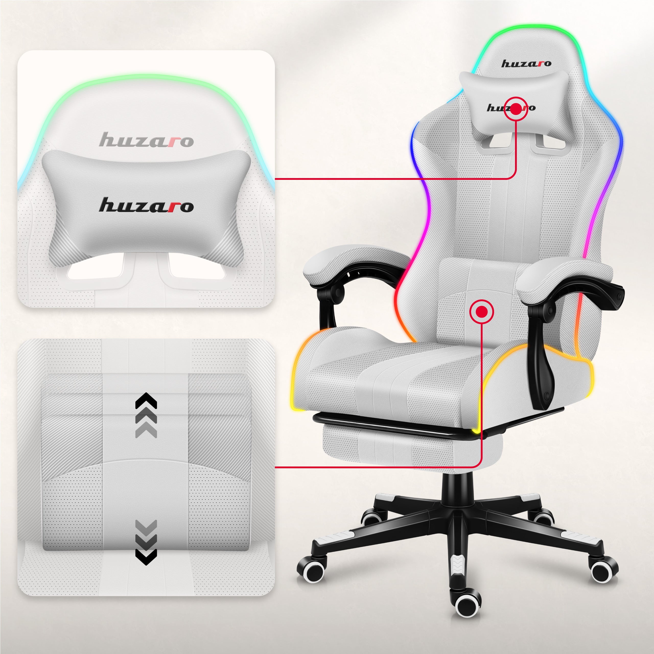 Nackenkissen und Lendenkissen