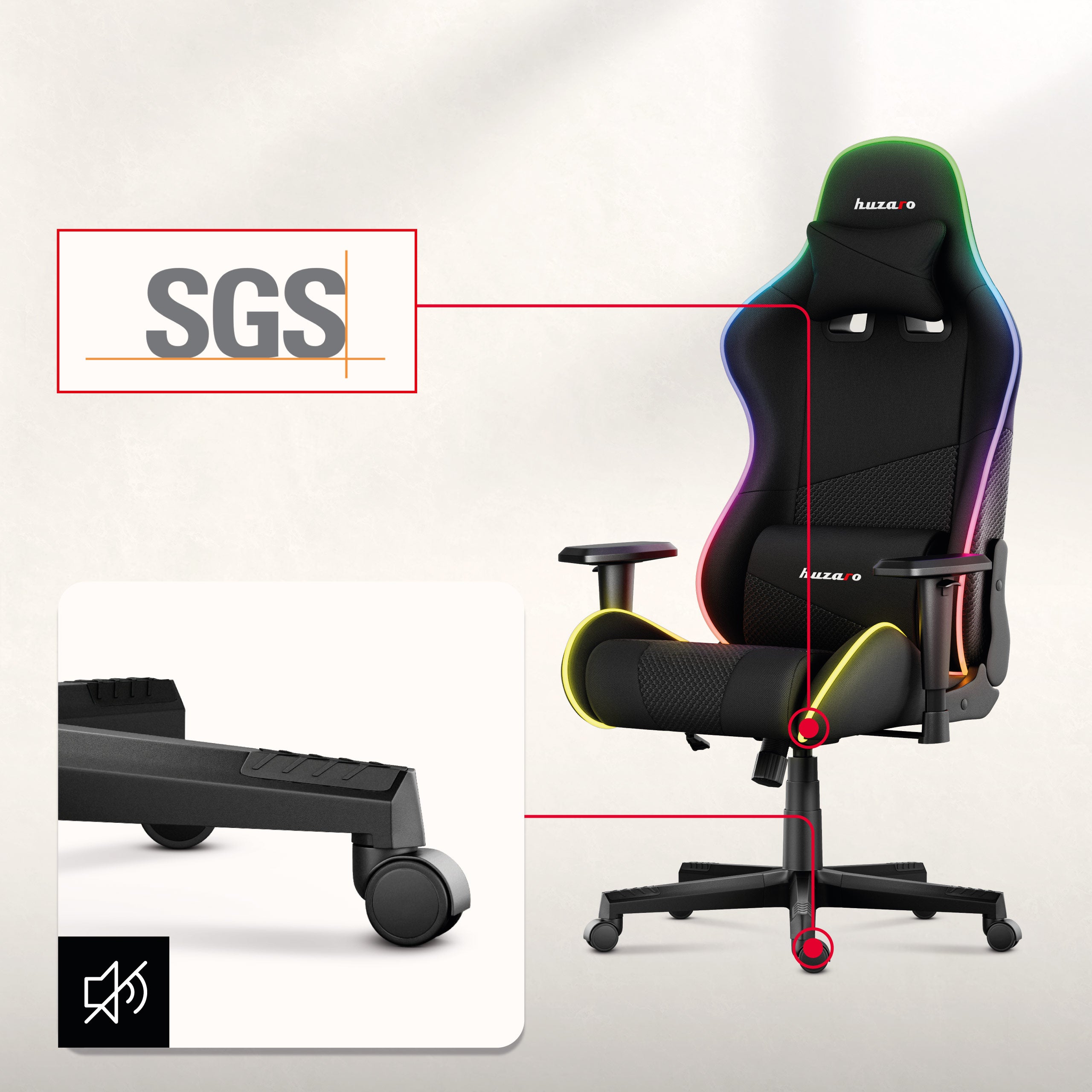 Doppelte Polyurethan-Gummi-Räder