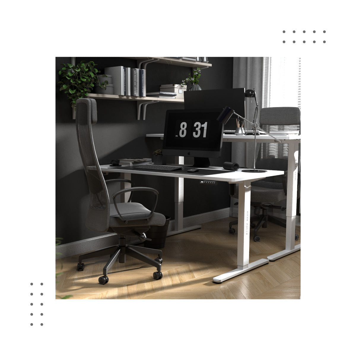Ergonomischer Schreibtisch für Zuhause und Büro