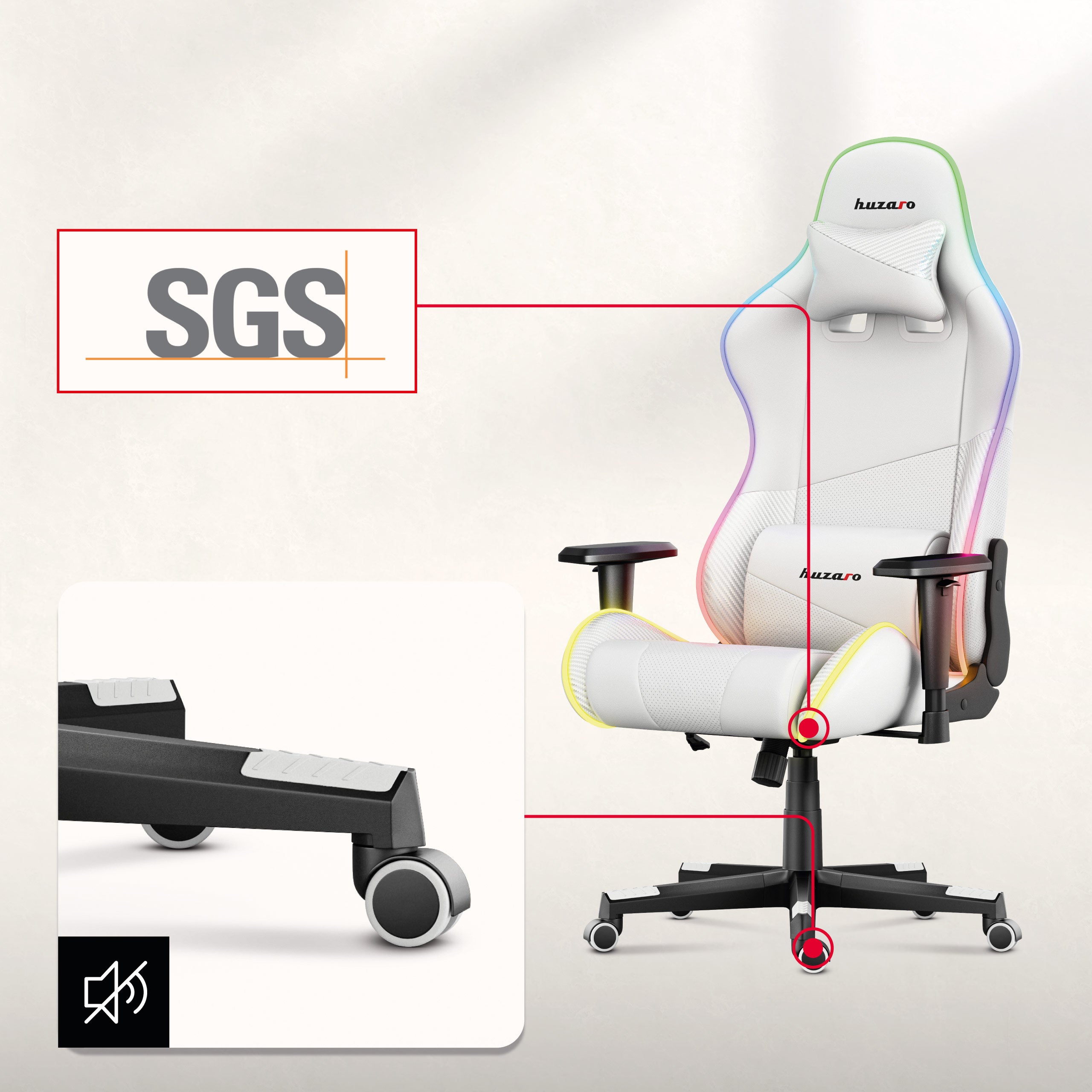 Doppelte Polyurethan-Gummi-Räder
