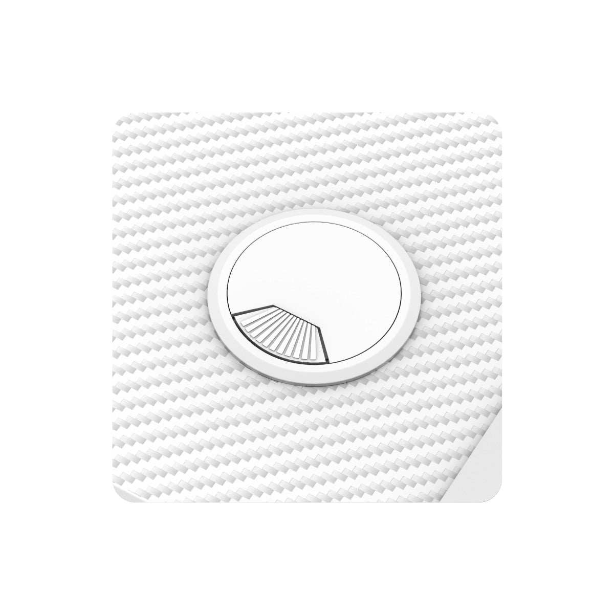 Löcher zum Organisieren von Kabeln für eine geordnete Position