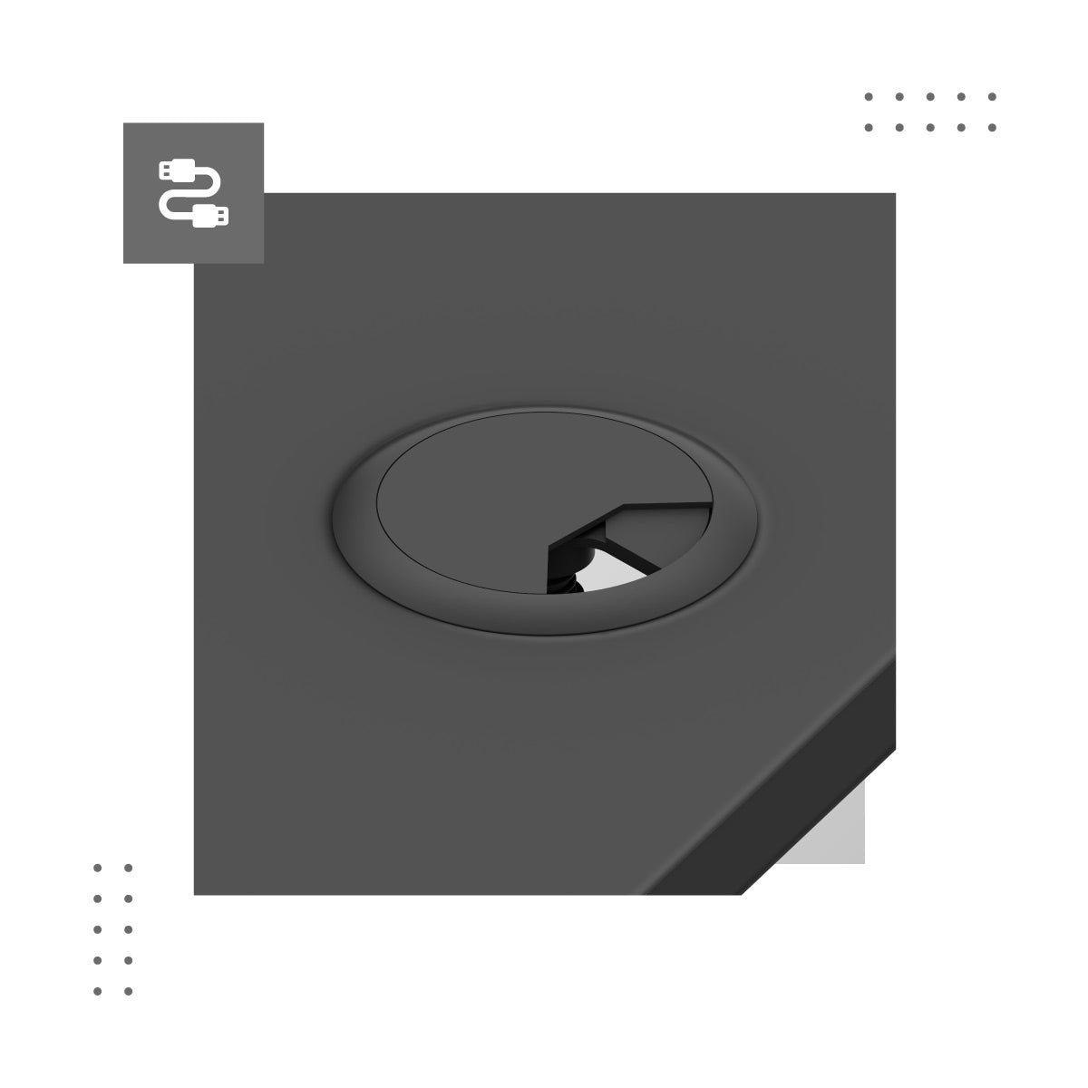 Einlass zu den Drähten