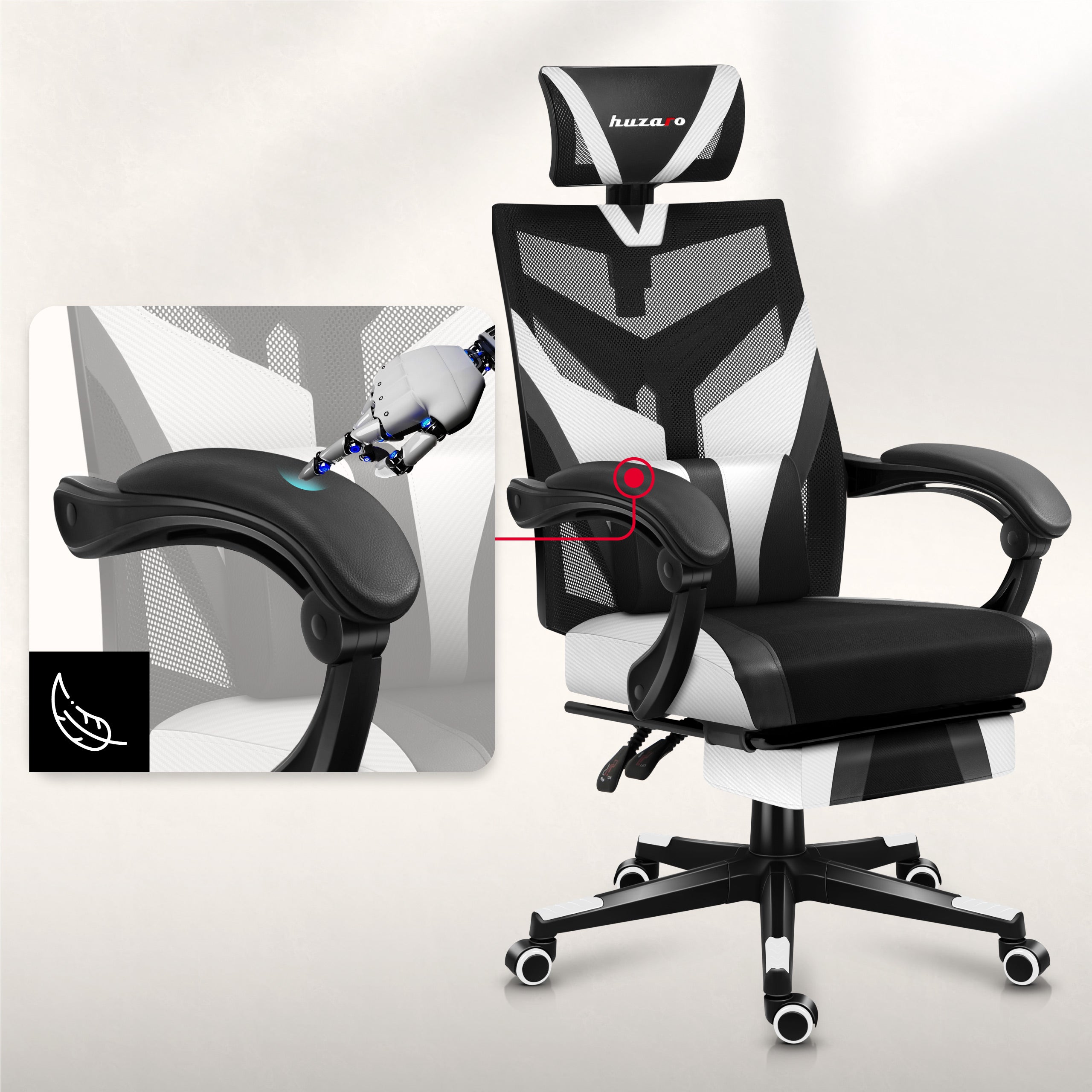 Ergonomische, bequeme Armlehnen