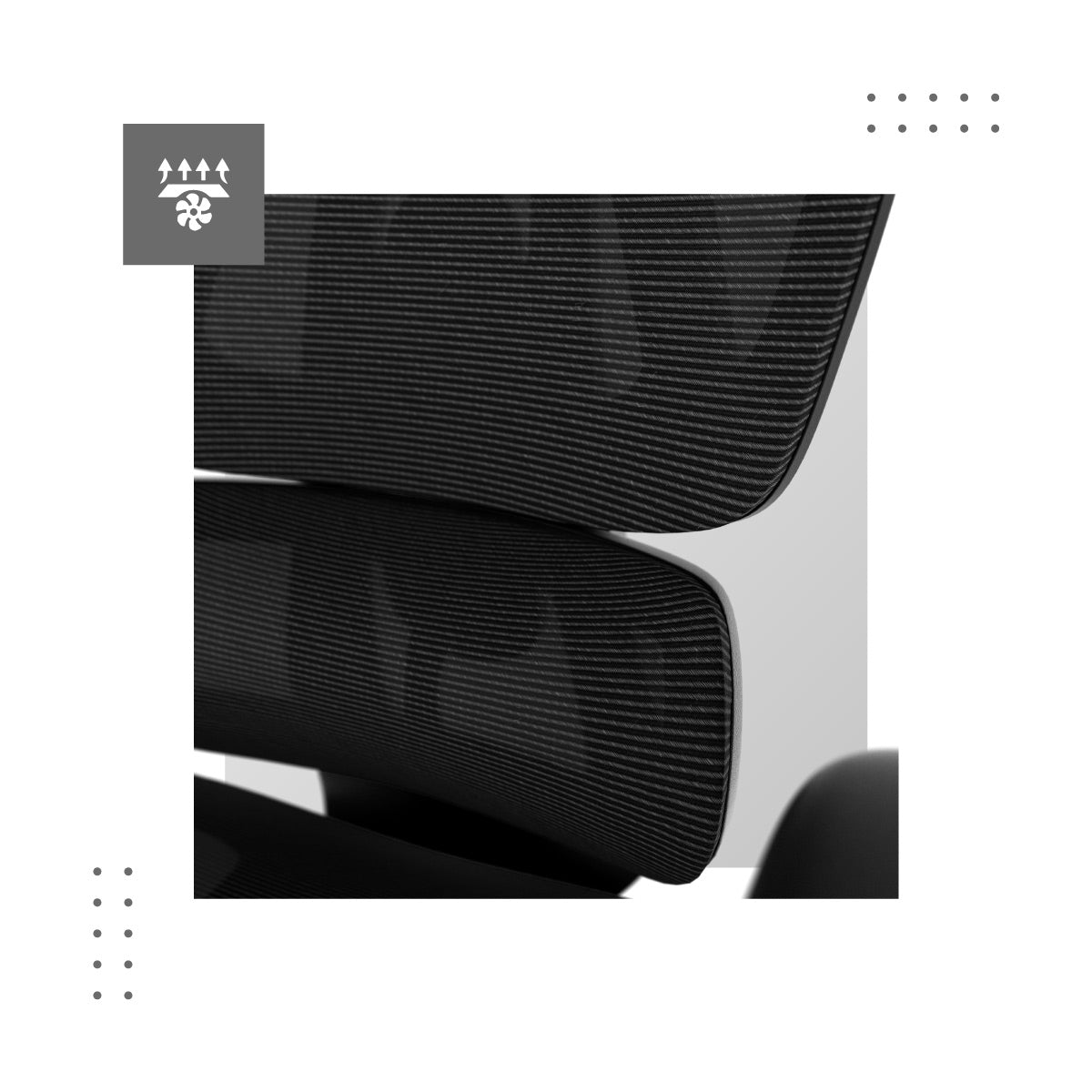 Belüftetes, langlebiges Material