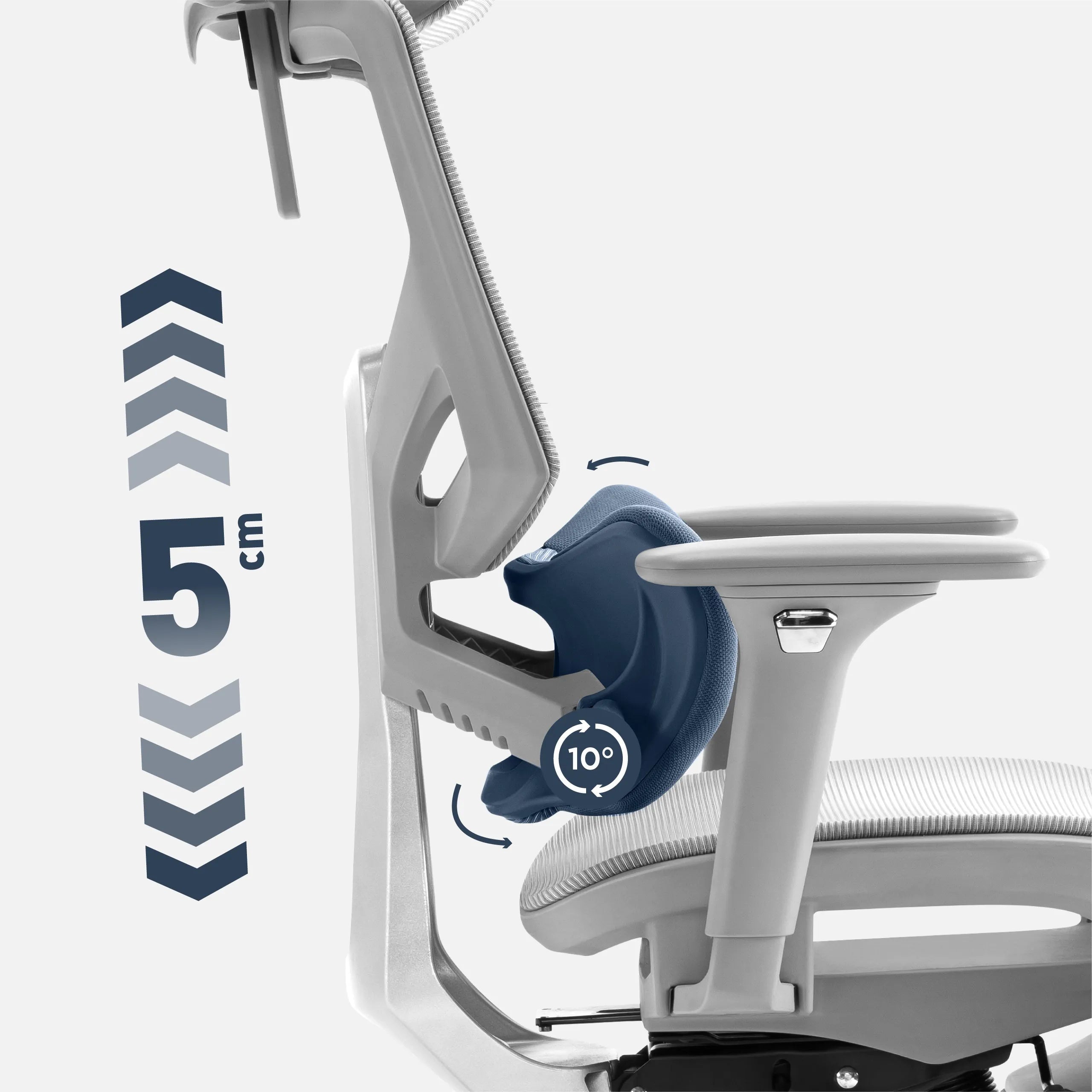 Stütze in sitzender Position