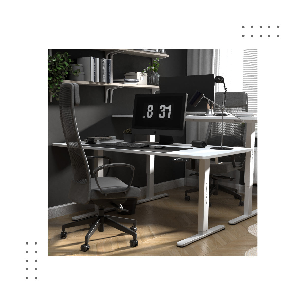 Ergonomischer Schreibtisch für Zuhause und Büro