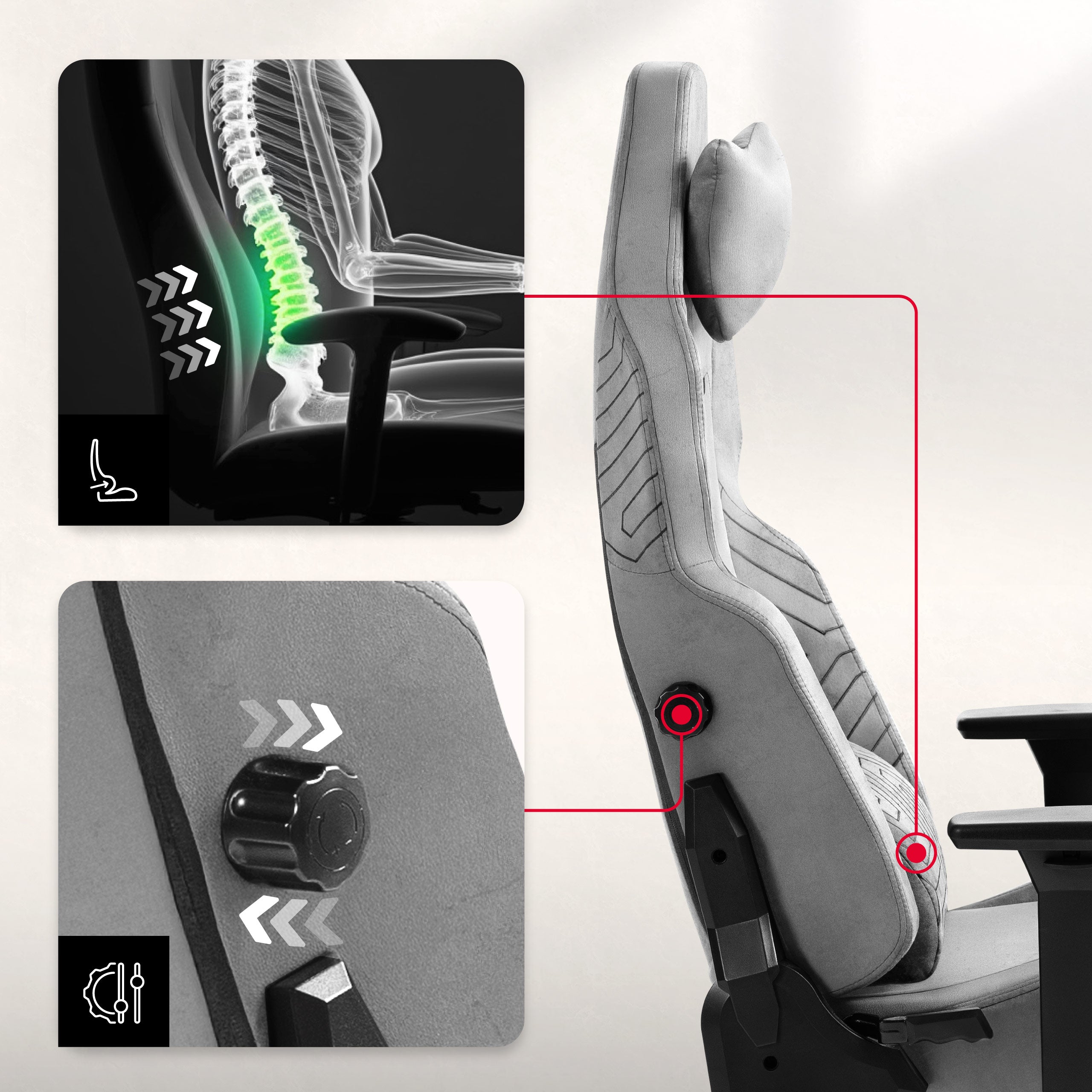 BackBalance System – Unterstützung für die untere Wirbelsäule