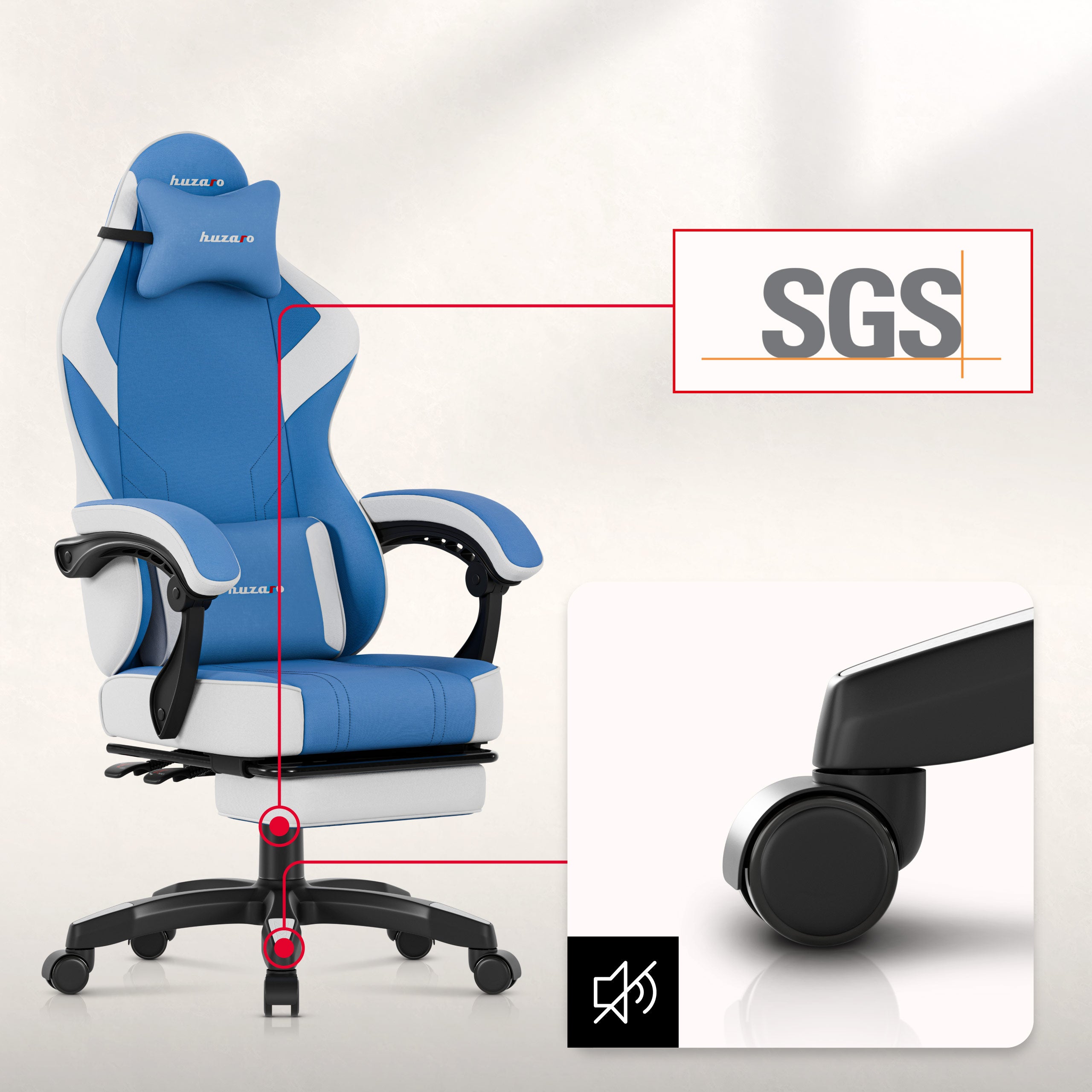 Polyurethan-Gummi-Räder 50 mm