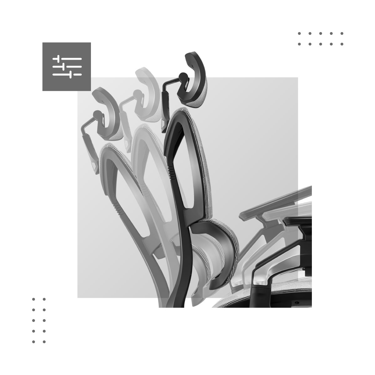 Rückenlehnen-Neigungsfunktion