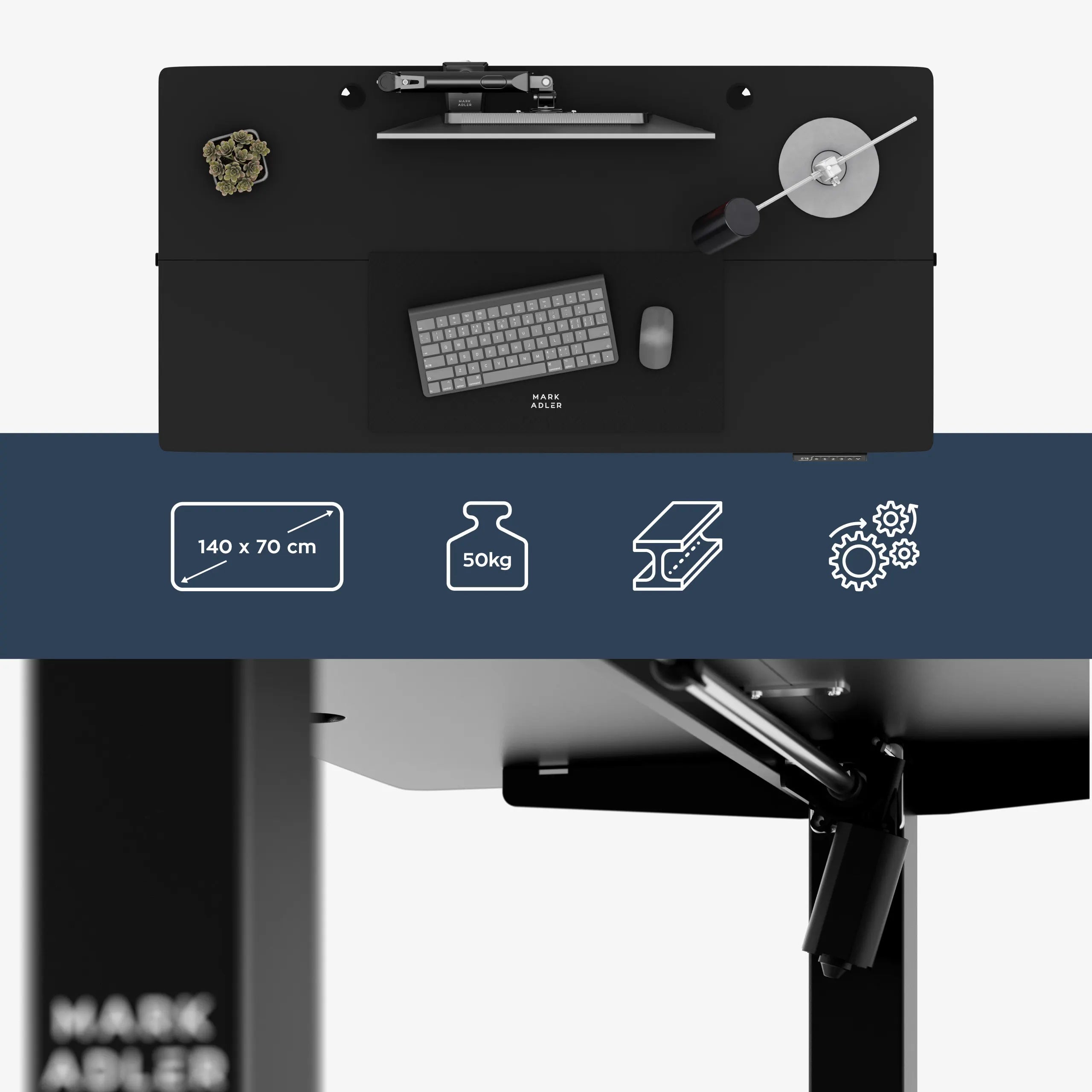 Stabiler und leiser Betrieb