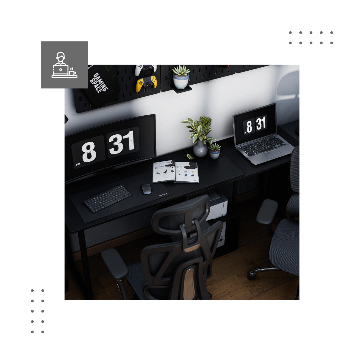 Möglichkeit, die Arbeitsplatte zu vergrößern