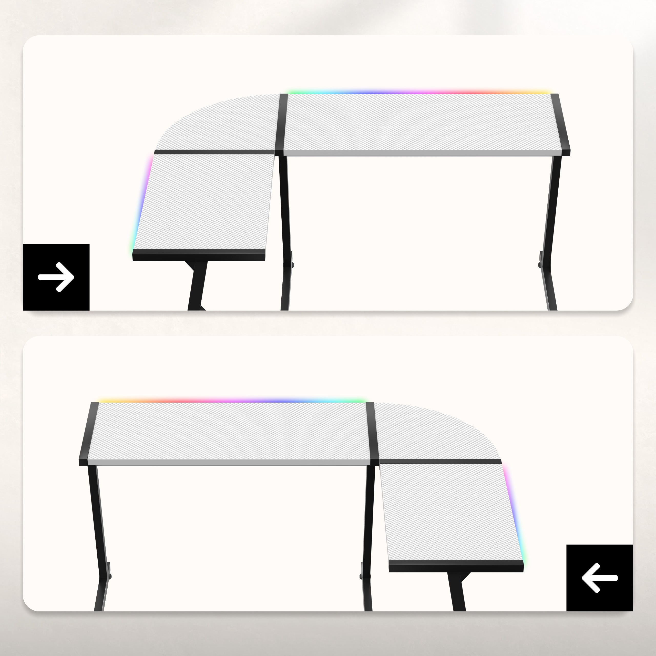 Zwei Montageoptionen