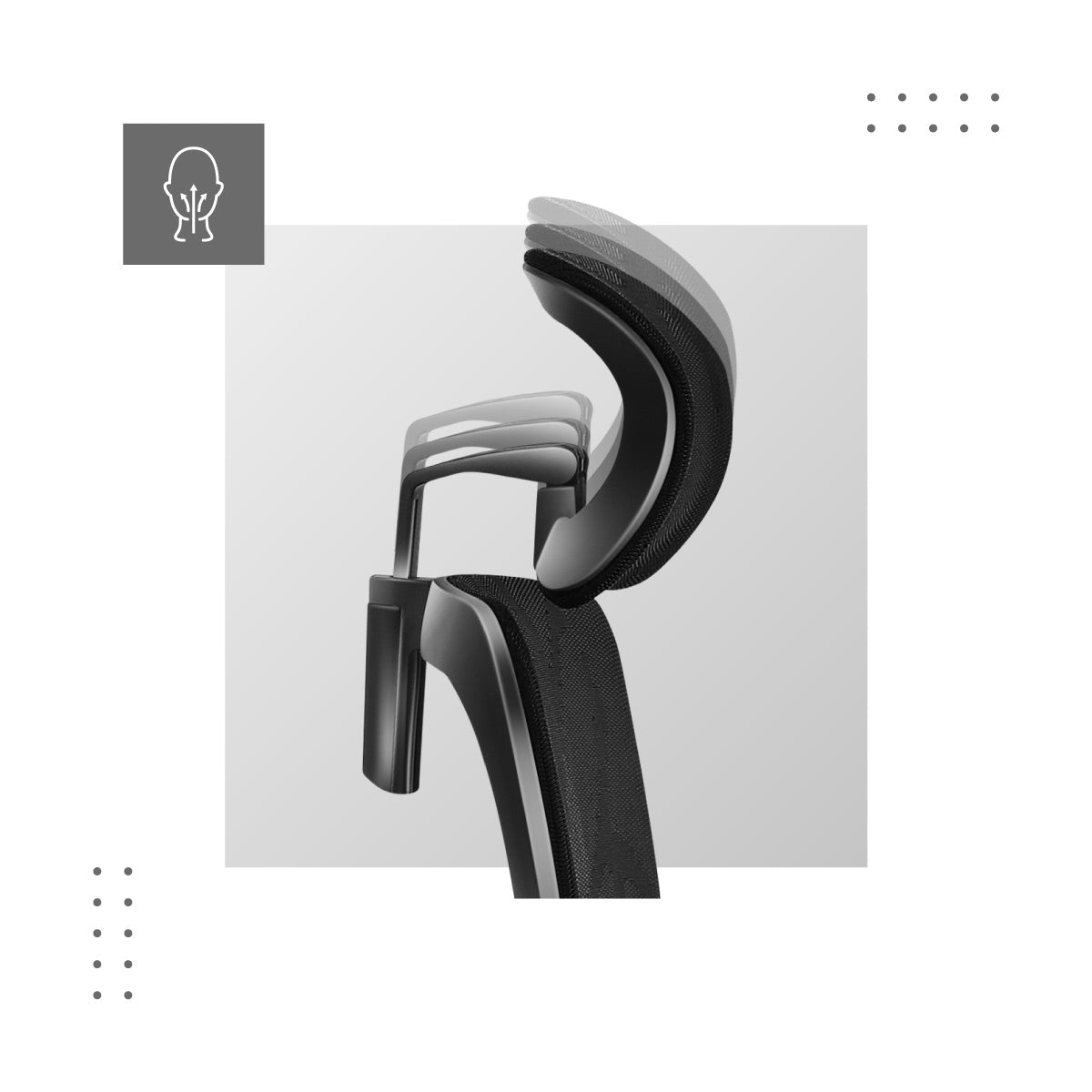 Verstellbare Kopfstütze