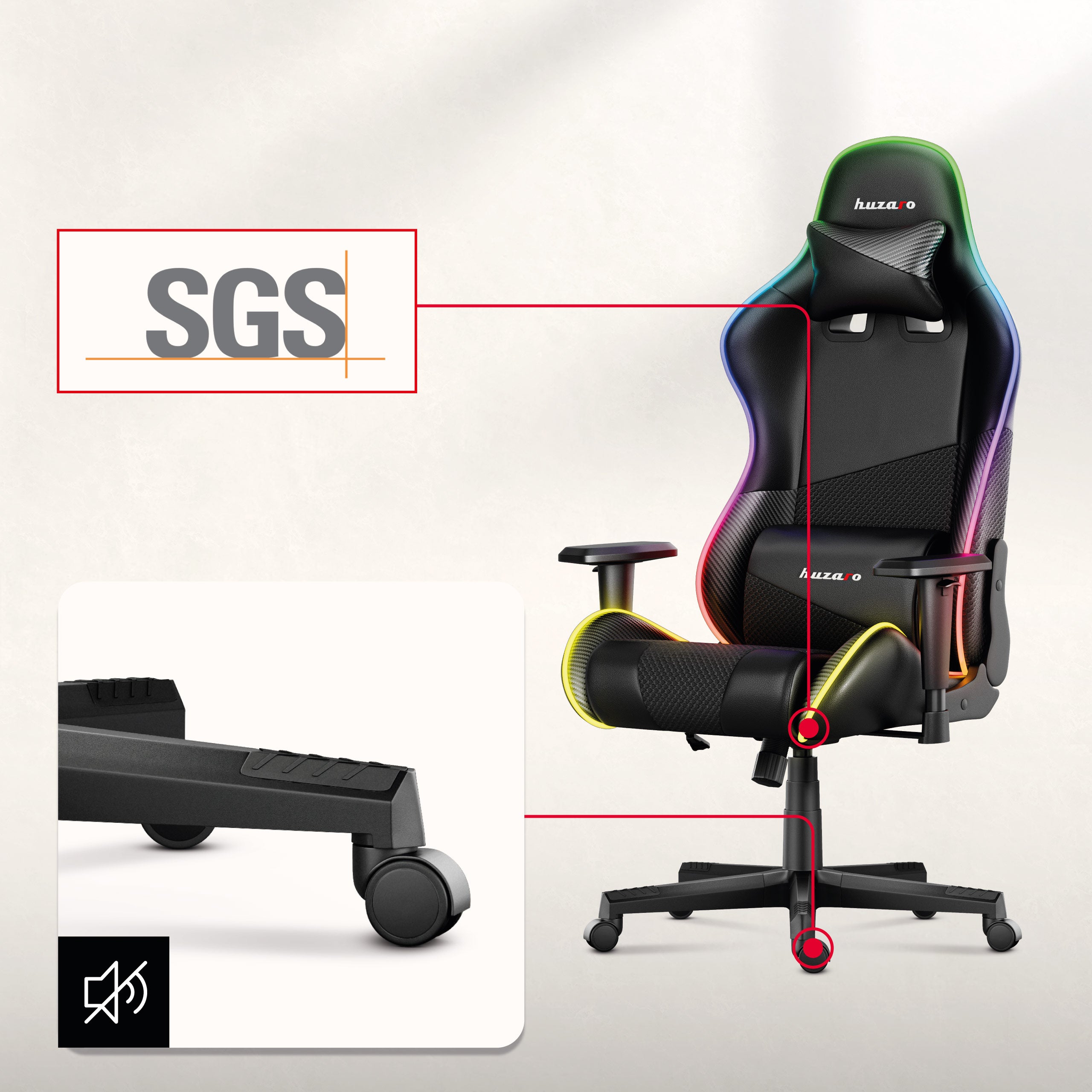 Doppelte Polyurethan-Gummi-Räder