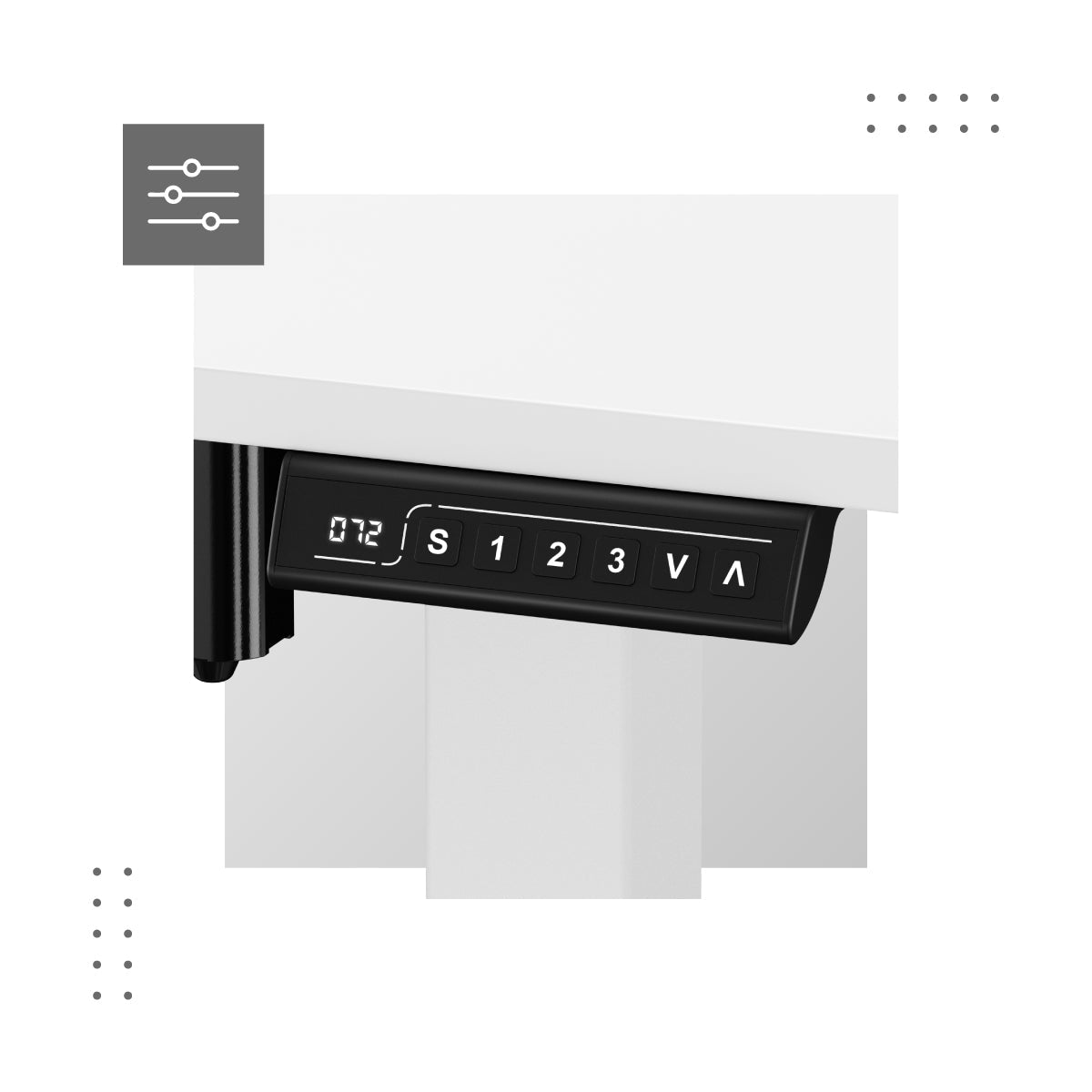 Handbedienfeld mit Einstellspeicher