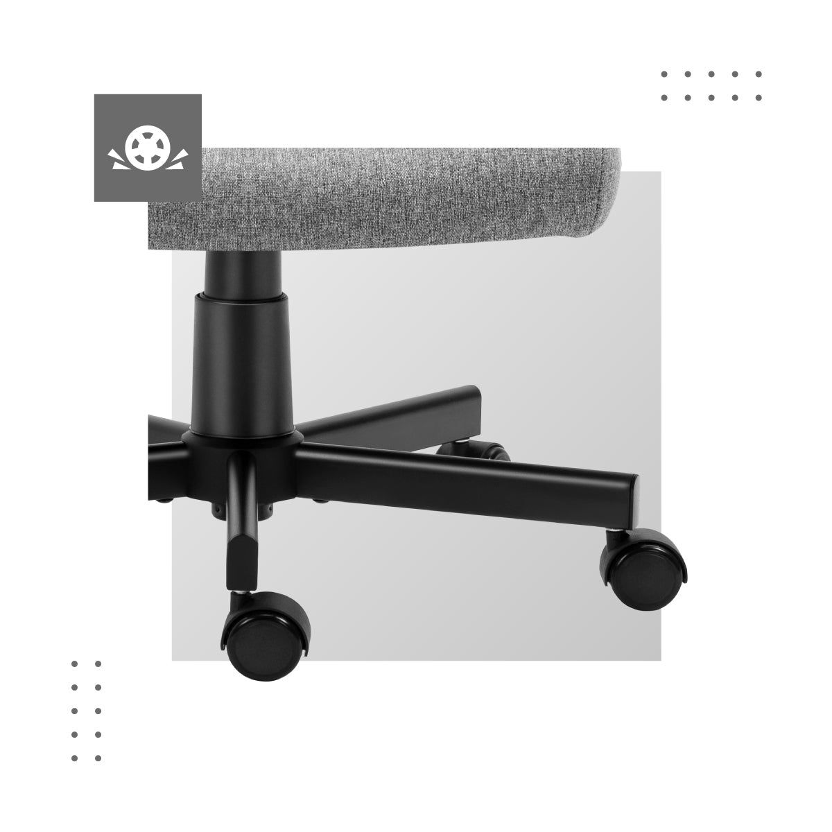 Räder, die den Boden nicht ziehen