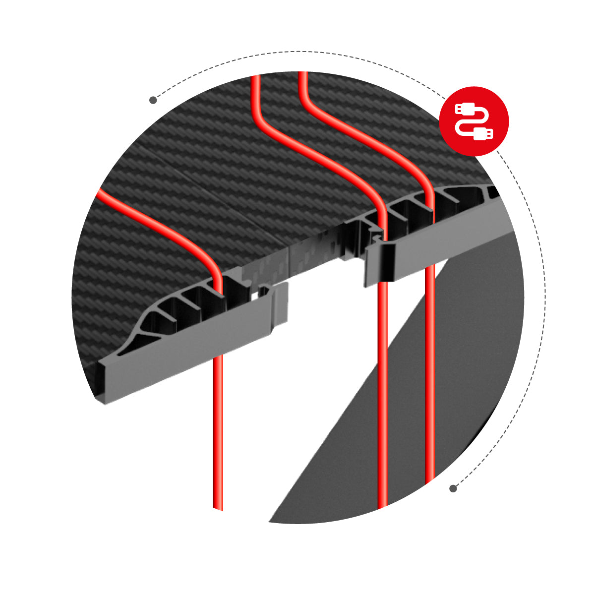 Ergonomische Kabelclips